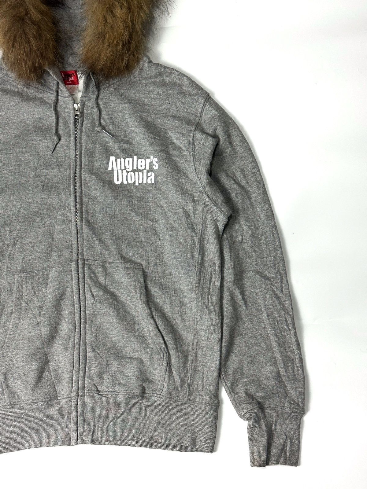 Japanese Brand Fur Hoodie Anglers Utopia lgb styled Size US M / EU 48-50 / 2 - 3 Thumbnail
