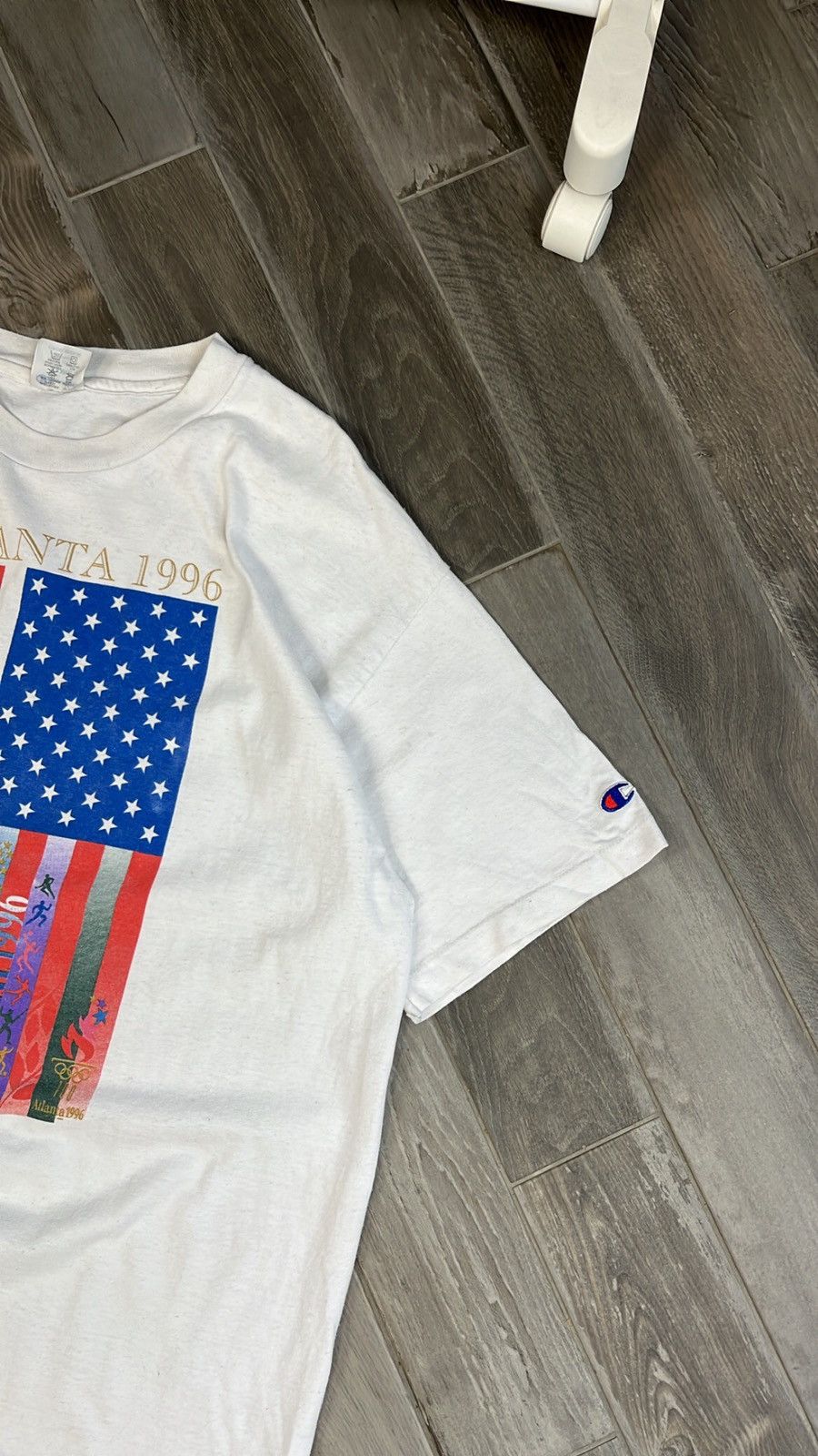 Champion × Vintage Rare❗️Vintage Champion Atlanta 1996 Olympic Games tee Size US XL / EU 56 / 4 - 2 Thumbnail