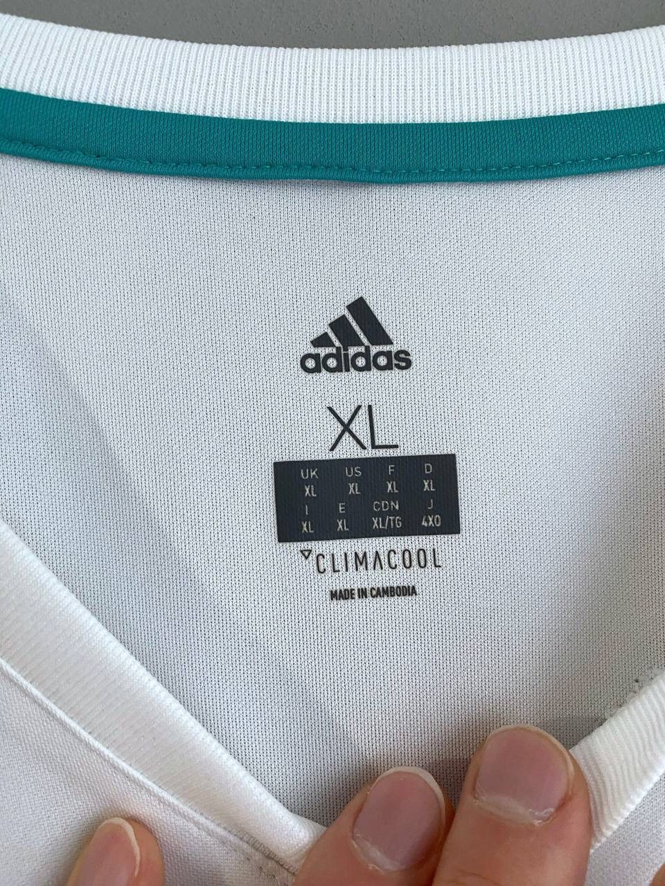 Adidas Adidas Real Madrid Training Soccer Jersey, Size XL BQ7914 Size US XL / EU 56 / 4 - 9 Thumbnail