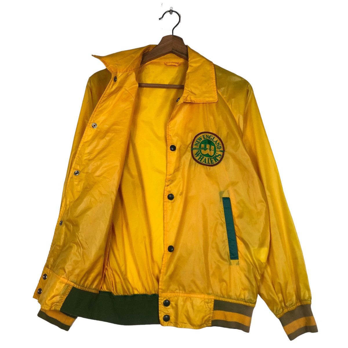Japanese Brand 🔥Vintage Bomber Jacket New England Whales Big Logo Size US M / EU 48-50 / 2 - 11 Thumbnail