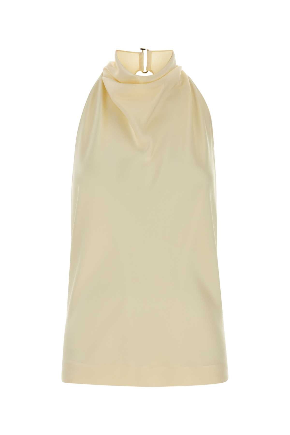 Stella McCartney Cream Satin Top Size S / US 4 / IT 40 - 1 Thumbnail