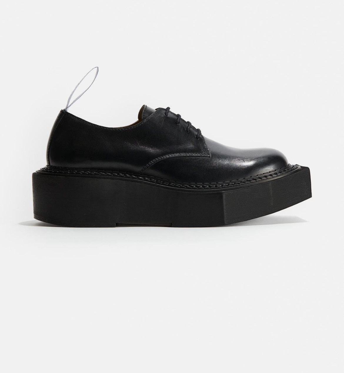 H&M × rokh rokh H&M. Platform derby shoes in leather Size US 7 / EU 40 - 4 Thumbnail