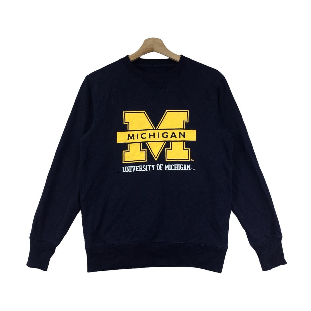 Vintage Vtg UNIVERSITY OF MICHIGAN Alma Mater Sweatshirt Sweater Size S / US 4 / IT 40 - 1 Thumbnail