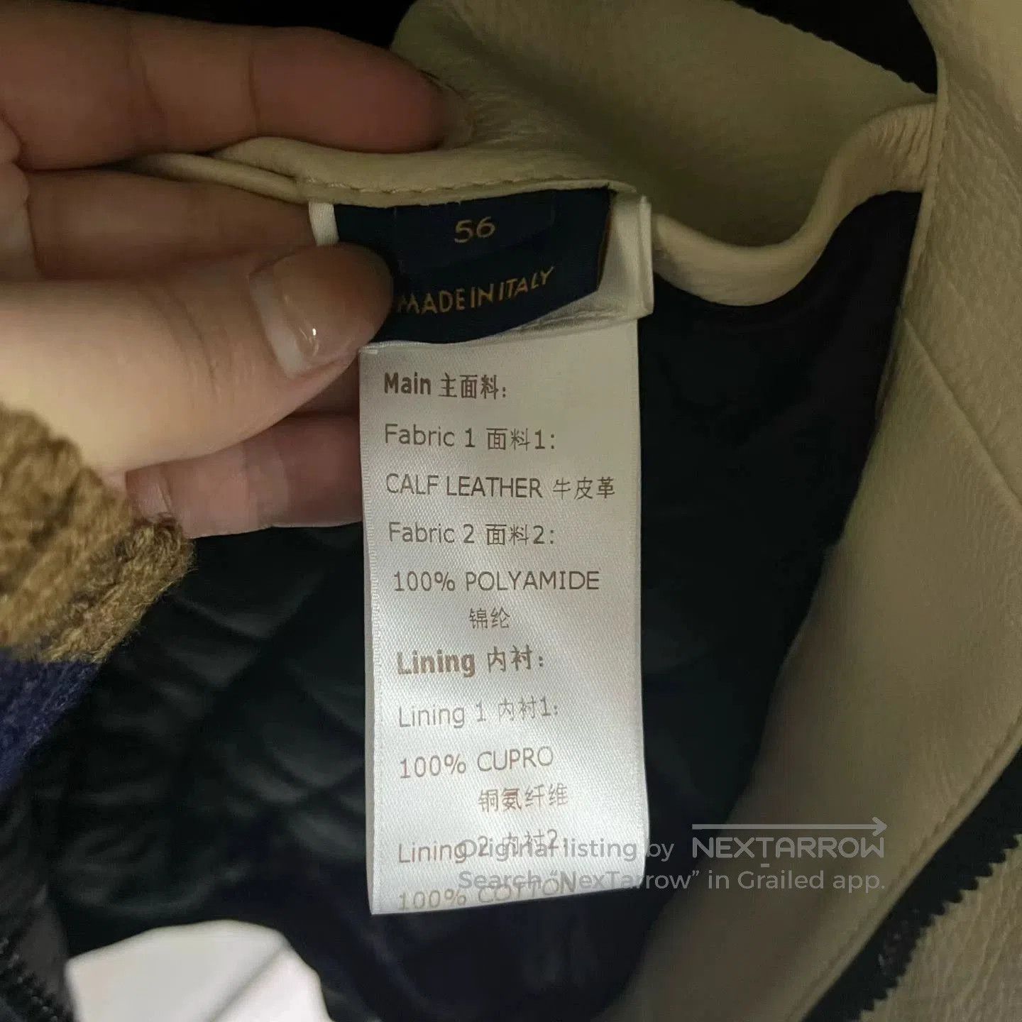 Louis Vuitton Louis Vuitton Black Letter Print Baseball Jacket. Size US XL / EU 56 / 4 - 3 Thumbnail