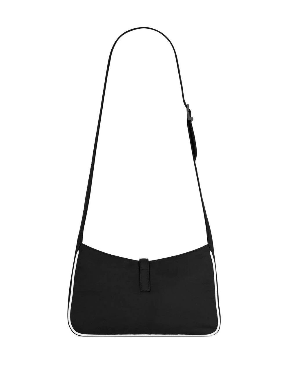 Saint Laurent Paris o1s1wg111124 Size: OS / Le 5 A 7 Crossbody Bag Black & White Size ONE SIZE - 2 Thumbnail