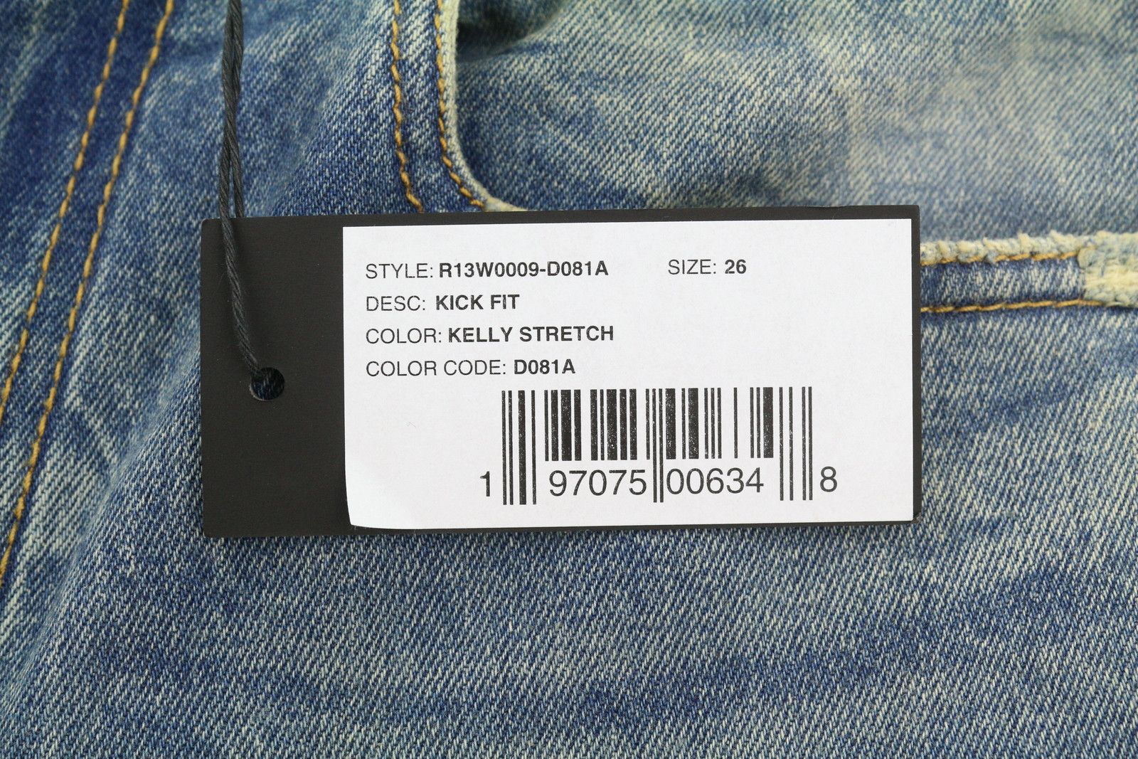 R13 KICK 26 Kelly Faded Blue 88197 Size 26" / US 2 / IT 38 - 7 Thumbnail