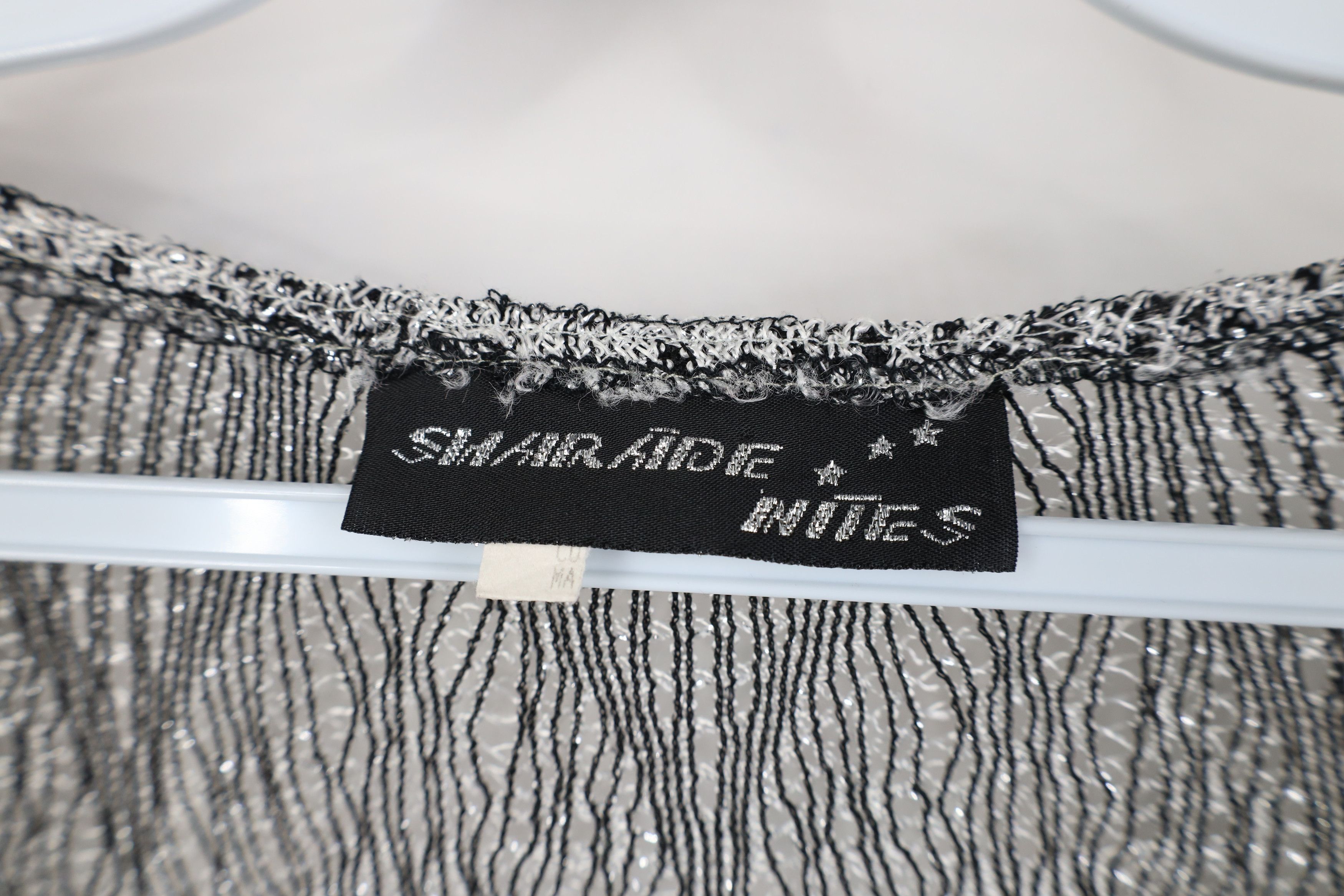 Vintage Vintage 90s Streetwear Open Front Piano Shawl Sweater Size L / US 10 / IT 46 - 4 Thumbnail