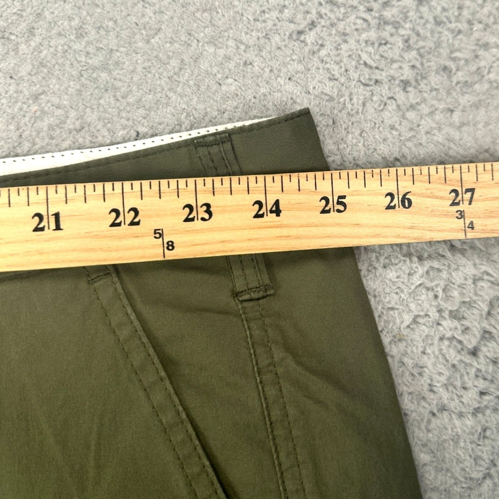 Dockers VINTAGE Dockers Shorts Cargo Mens 50 Big Tall Olive Green Flat Front Stretch Pocket NEW Size US 34 / EU 50 - 5 Thumbnail