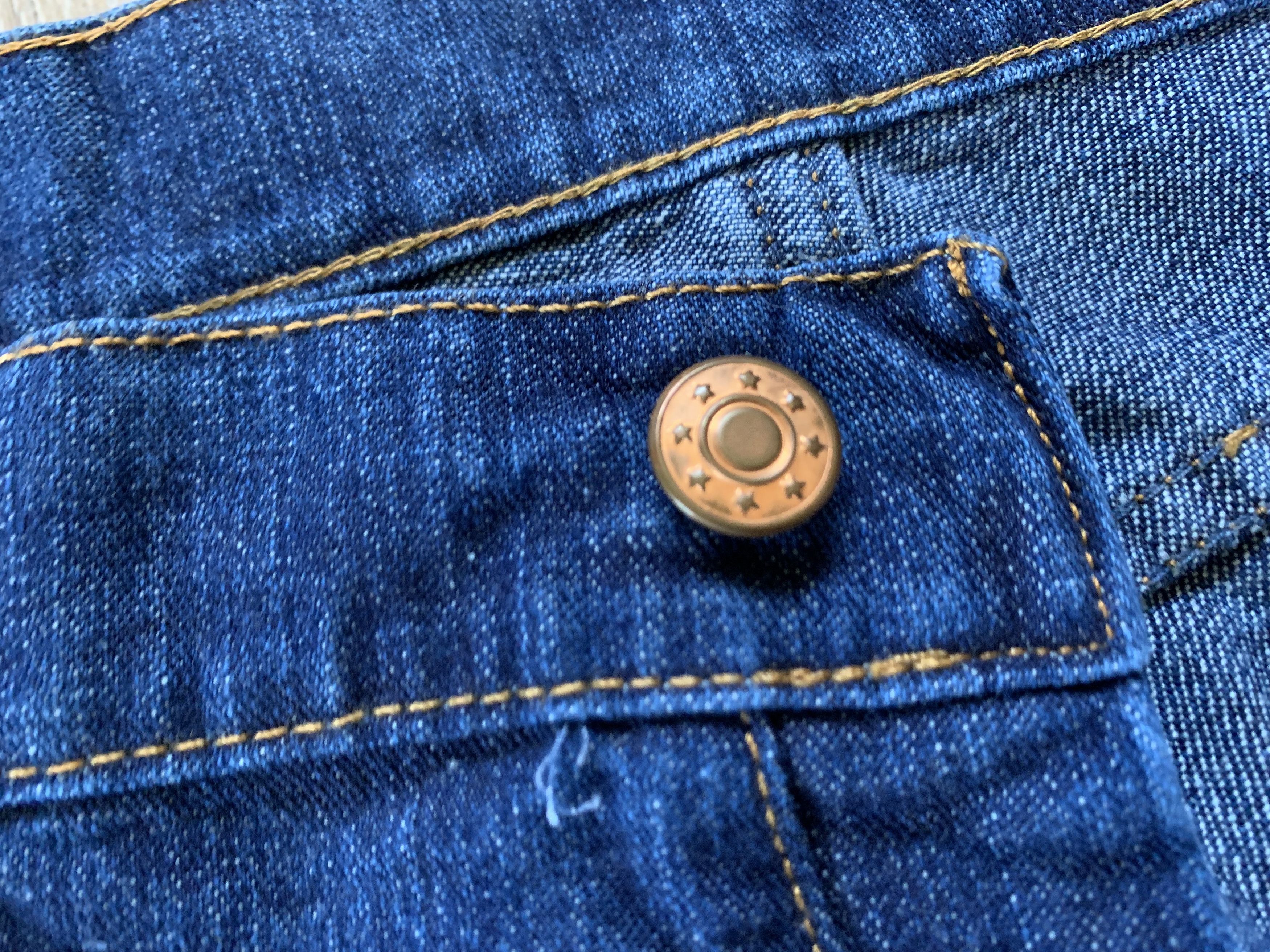 Italic Italian Bell Bottom Blue Denim Jeans Size US 38 / EU 54 - 6 Thumbnail