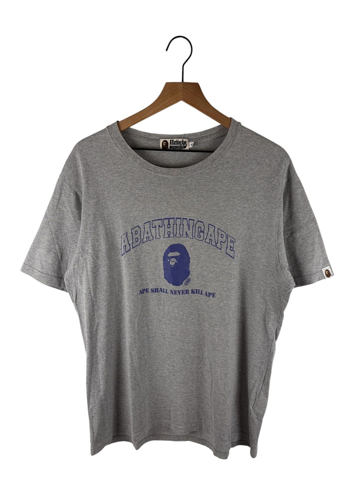 Bape Bape Logo Print Tee Size US XL / EU 56 / 4 - 1 Thumbnail