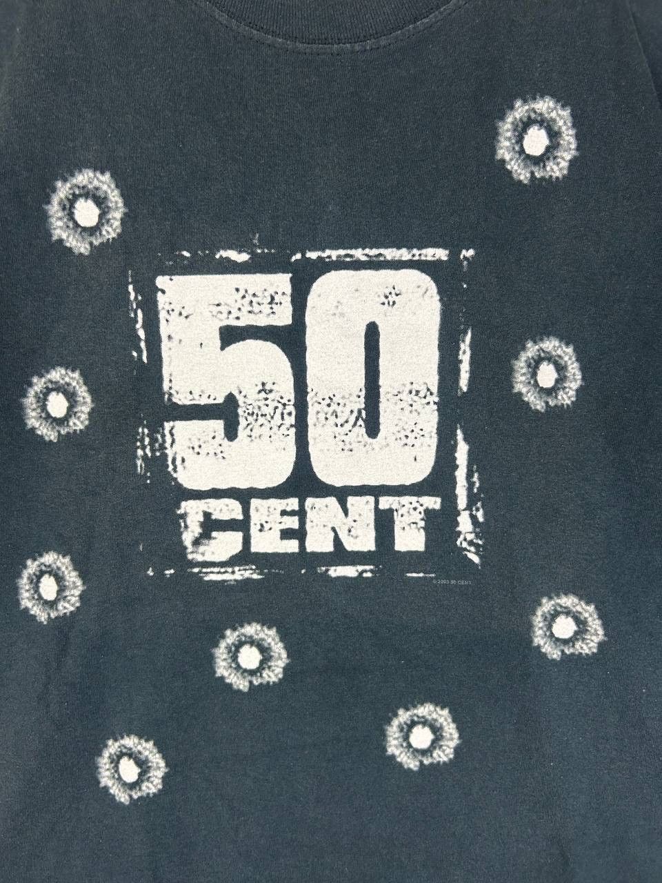 Rap Tees Vintage Y2K 50 Cent Promo Tees/ Raptees Gangstar Rap Hip Hop Size US L / EU 52-54 / 3 - 3 Thumbnail