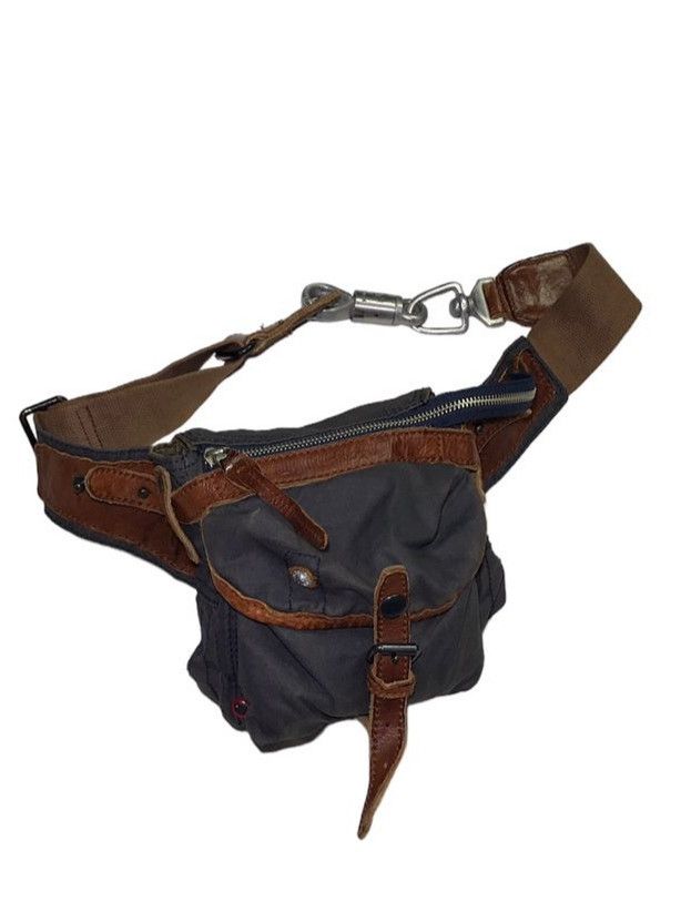 image of Tough Jeansmith Military Waist Bag in Green, Men's