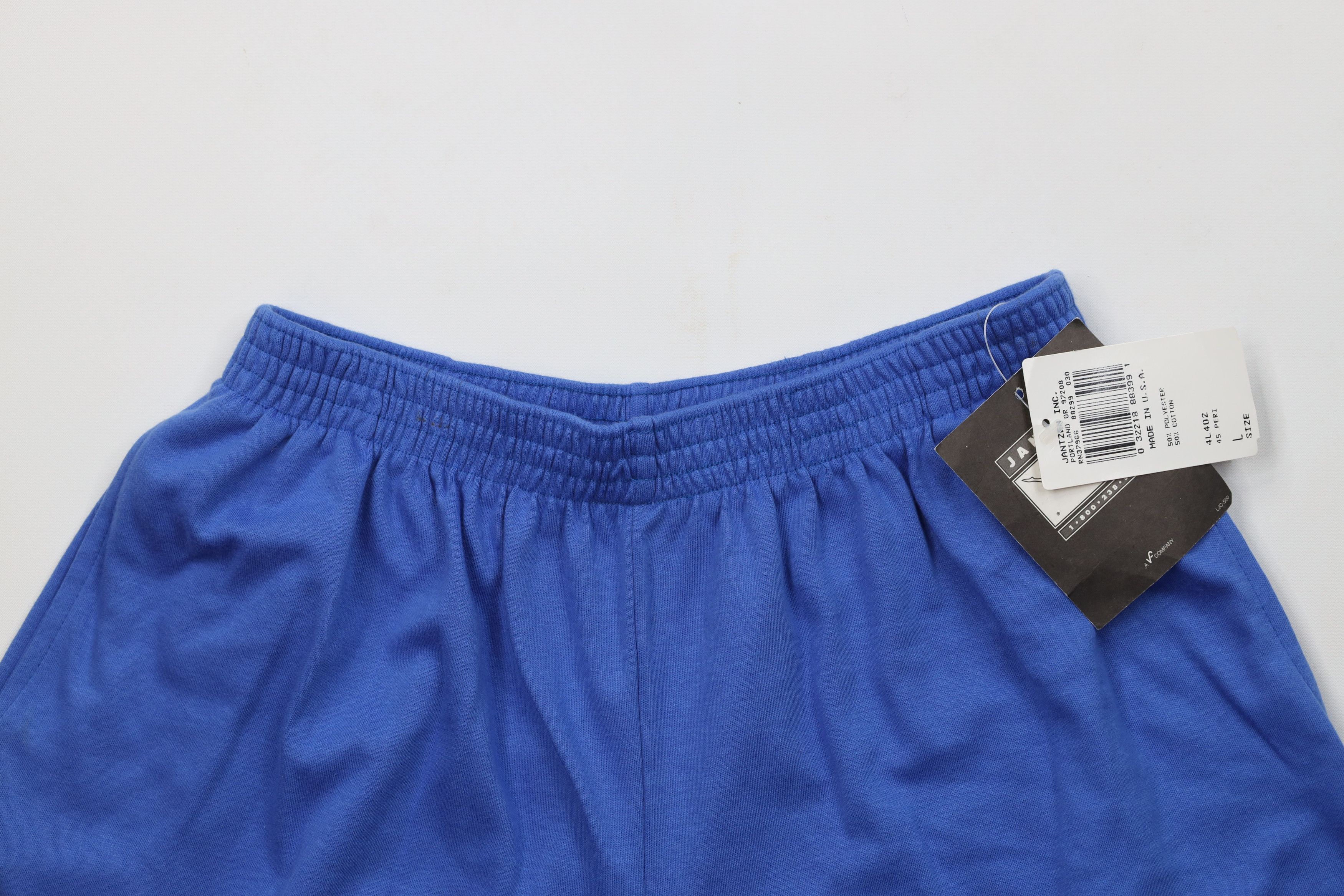 Vintage Deadstock Vintage 90s Streetwear Blank Shorts Periwinkle USA Size 26" / US 2 / IT 38 - 2 Thumbnail