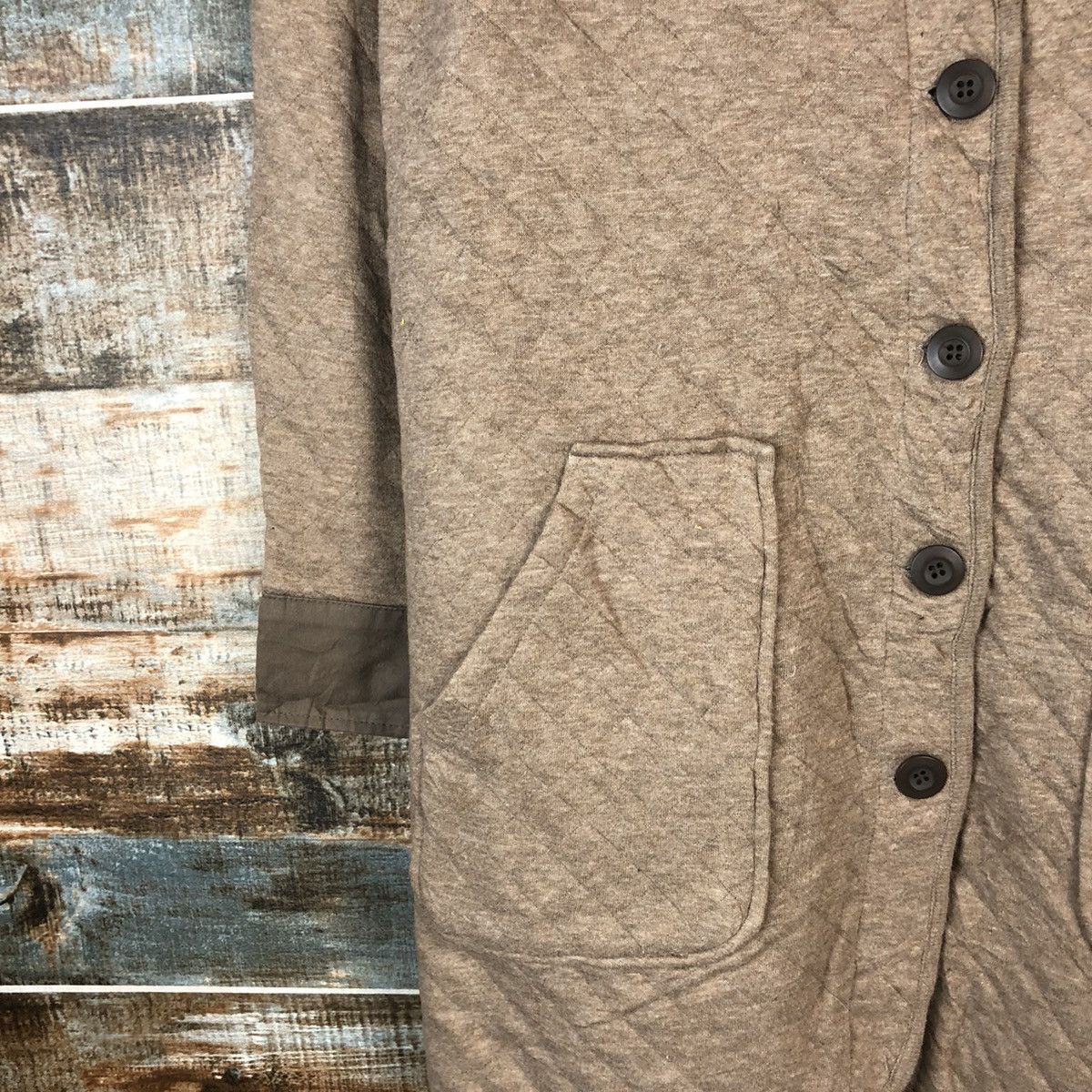 Japanese Brand × Vintage Shuca vintage Brown long jacket Hoodie #A2032 Size M / US 6-8 / IT 42-44 - 7 Thumbnail