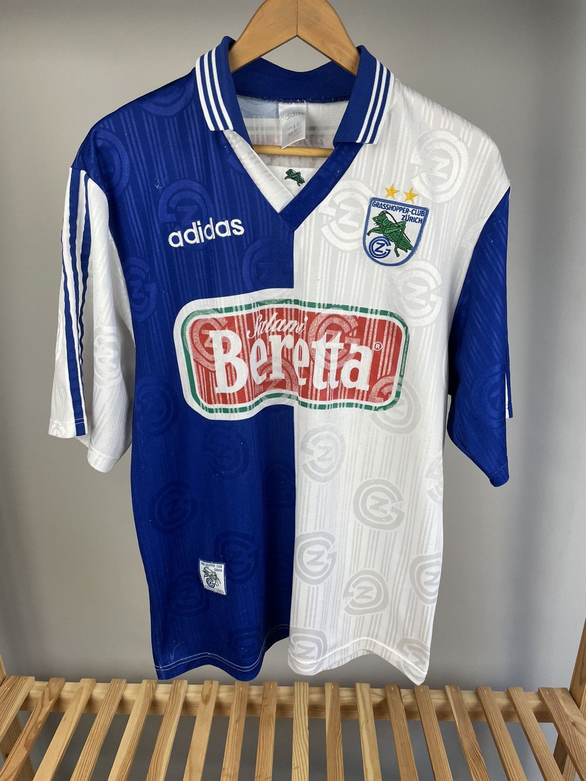 Adidas × Vintage Vintage Zurich 1996/1997 Home Football Shirt Adidas Size US M / EU 48-50 / 2 - 1 Thumbnail