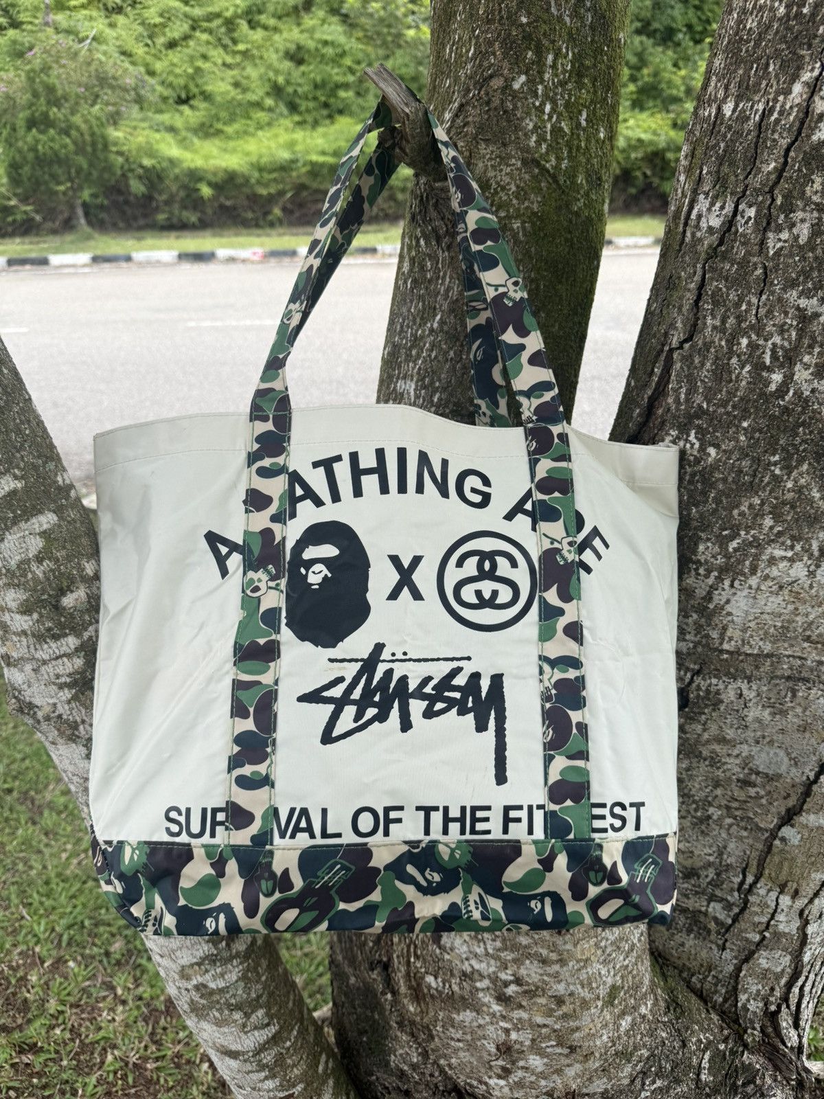 Bape 2011 BAPE X STUSSY Tote Bag Size ONE SIZE - 1 Thumbnail