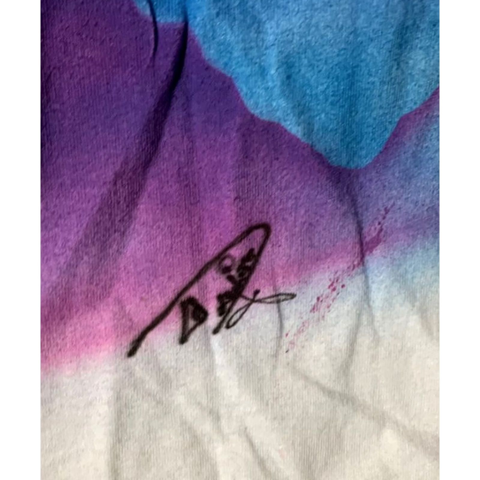 Fruit Of The Loom VINTAGE 90s Fruit of the Loom Southwestern Wolf Horse Spray Art Single Stitch T Shirt Adult Medium White Mens Size US M / EU 48-50 / 2 - 6 Thumbnail