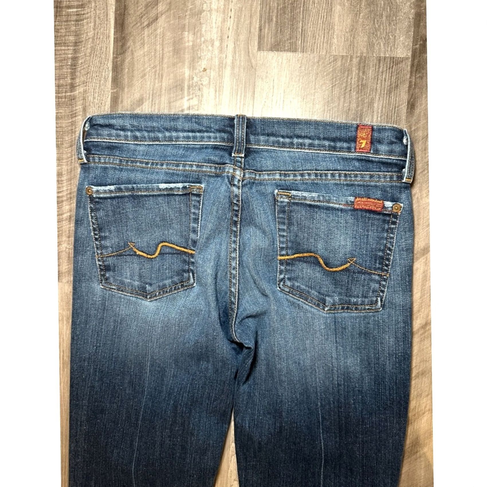 7 For All Mankind 7 For All Mankind Jeans Bootcut Women 29 blue Regular Adults 29 Jeans Bootcut Womens 7 For All Mankind 32in inseam 40in length Size 29" - 4 Thumbnail