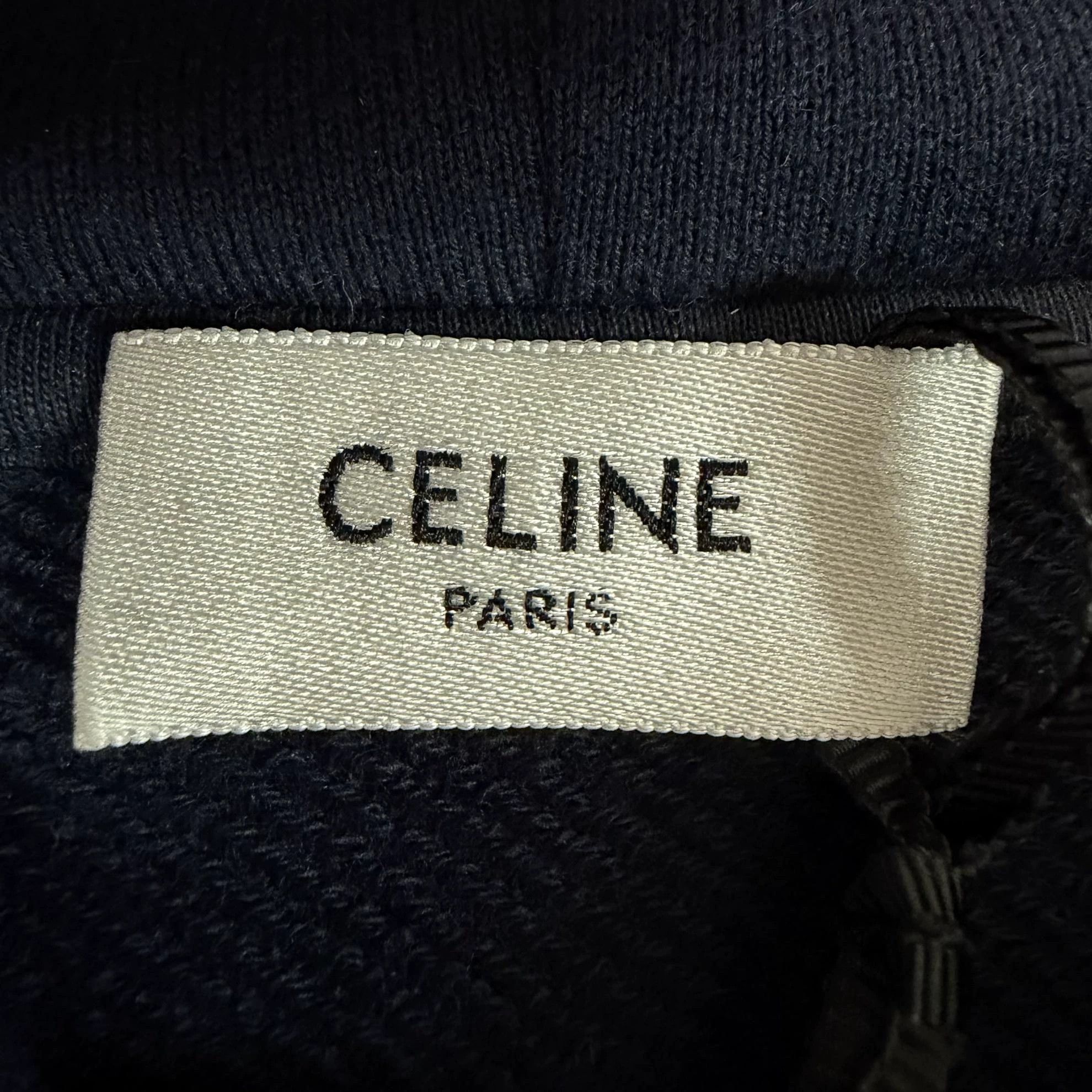 Celine Celine Navy Blue Hoodie M (New w/Tags) 6365 Size M / US 6-8 / IT 42-44 - 7 Thumbnail