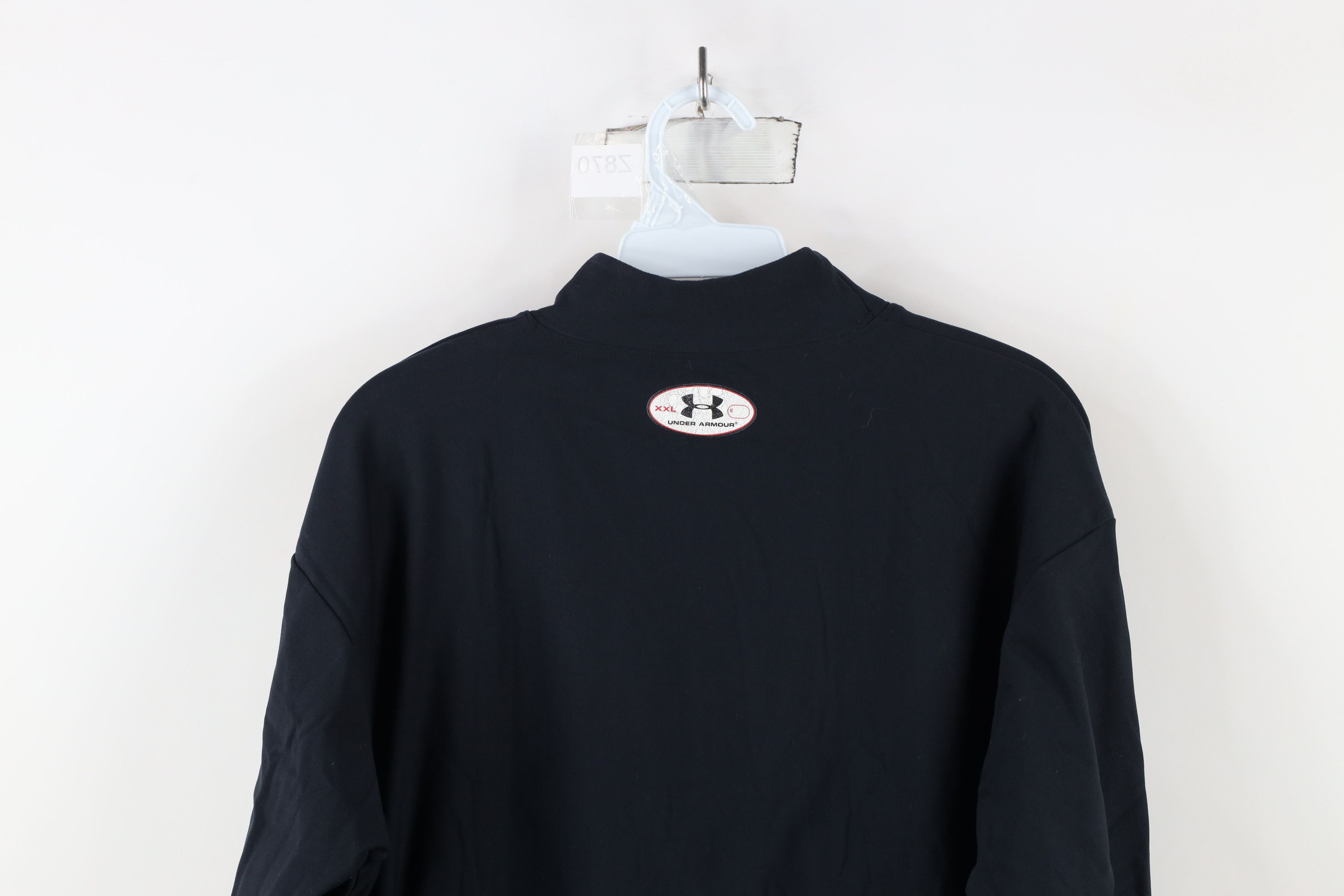 Under Armour × Vintage Under Armour Compression Training Mock Neck T-Shirt Black Size US XXL / EU 58 / 5 - 12 Thumbnail