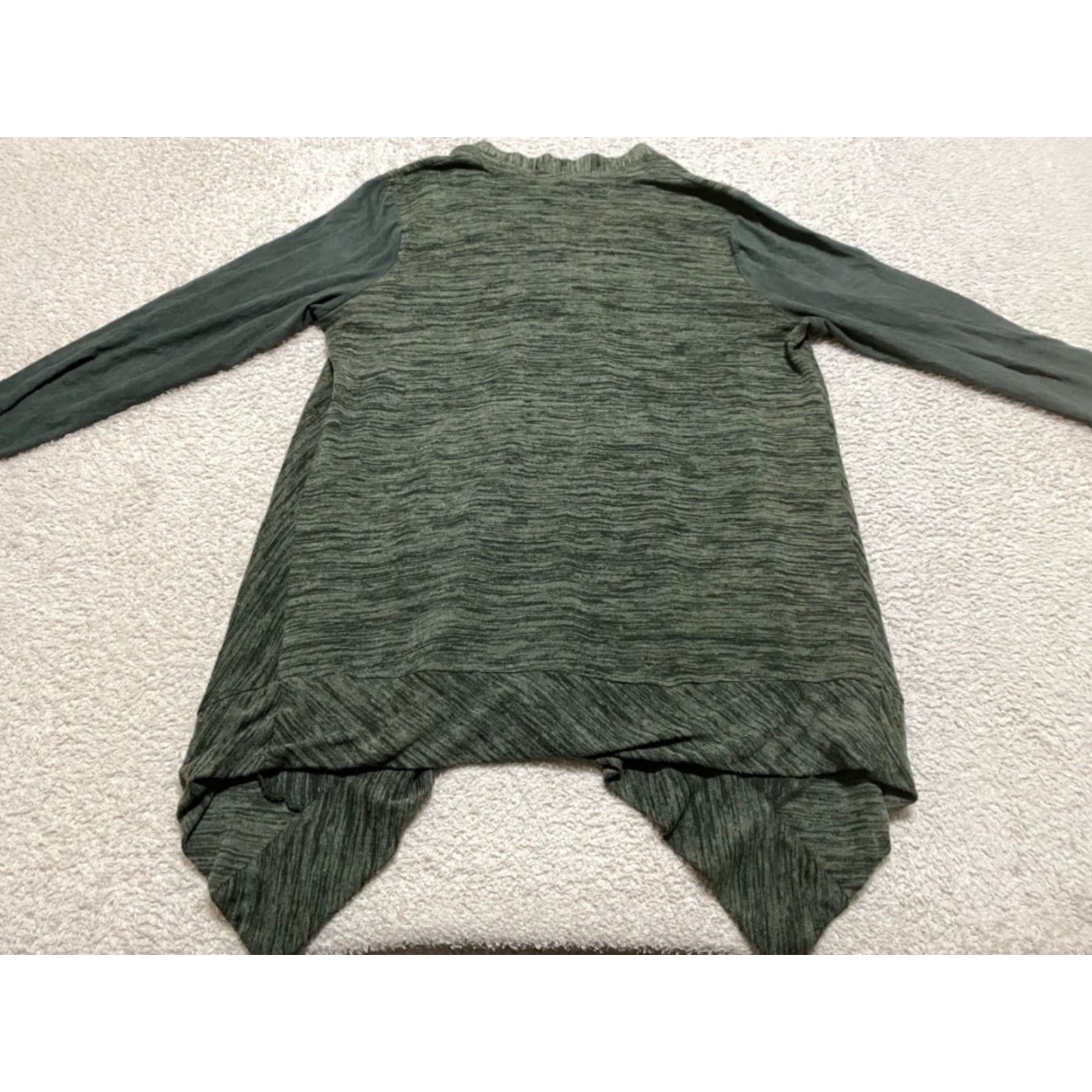 Vintage LOGO by Lori Goldstein Womens Medium Shirt Brown Striped Full Zip Velvet Sleeves Size M / US 6-8 / IT 42-44 - 6 Thumbnail