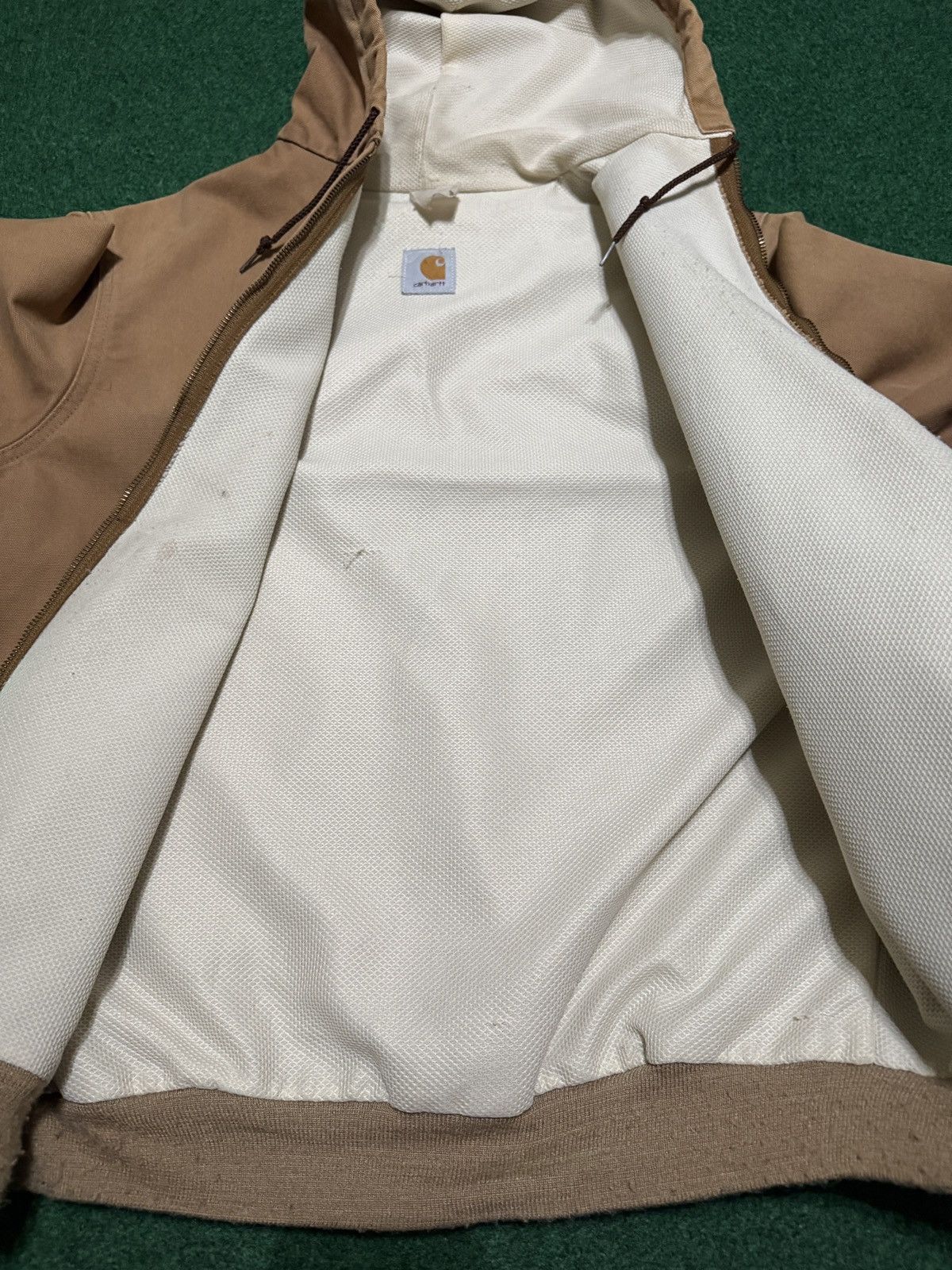 Carhartt Vintage 90s Carhartt Full Zip Canvas Quick Duck Large Jacket Size US L / EU 52-54 / 3 - 4 Thumbnail