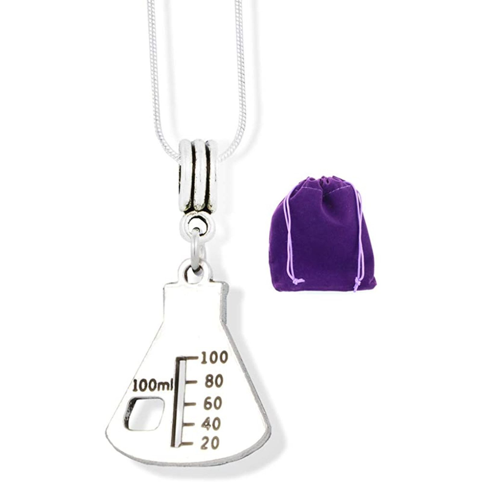 & Other Stories Flask Necklace - Scientific Necklace or Science Jewelry Size ONE SIZE - 1 Thumbnail