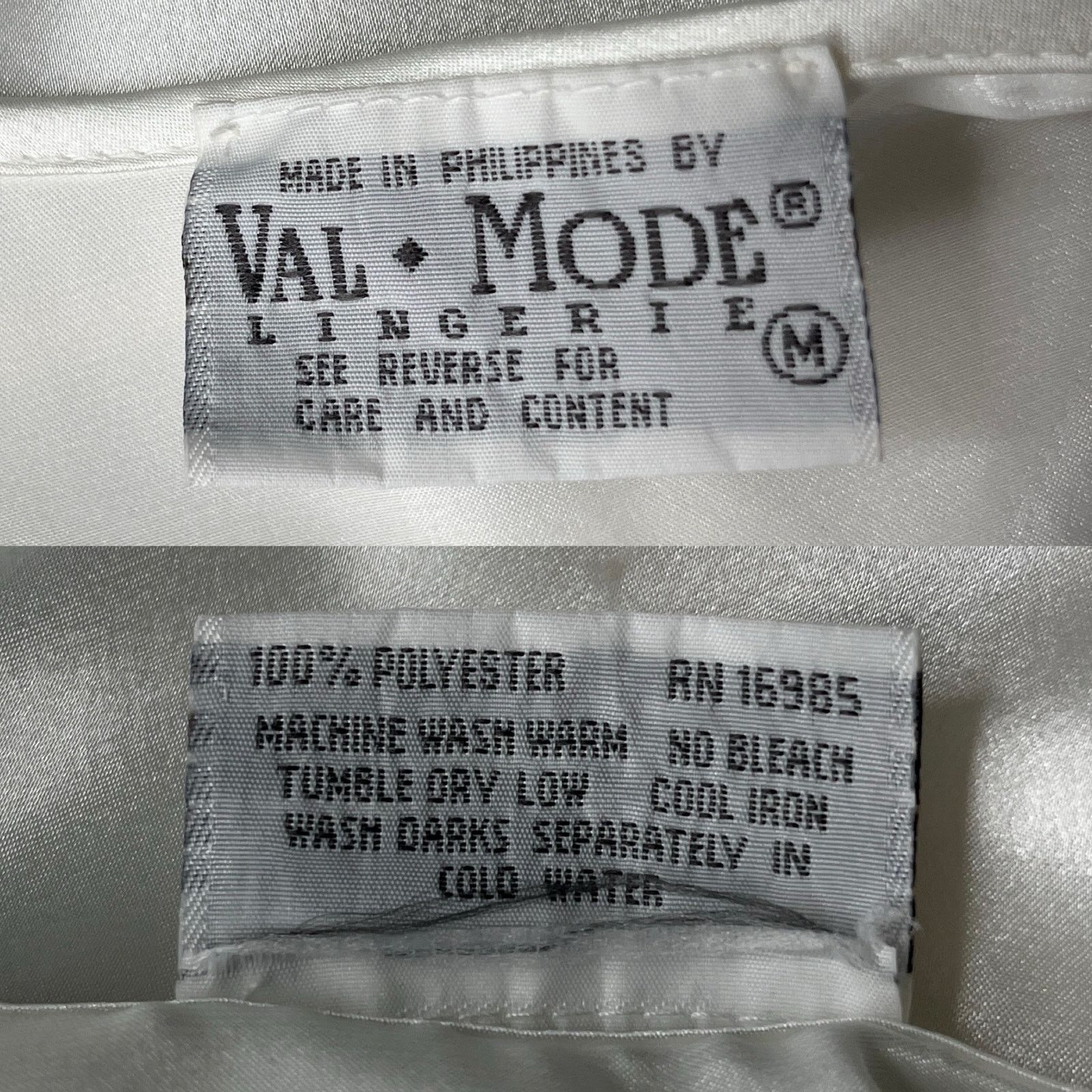 Other Val Mode Vintage Lingerie Wedding M/L Nightie Robe Lace New Size ONE SIZE - 6 Thumbnail
