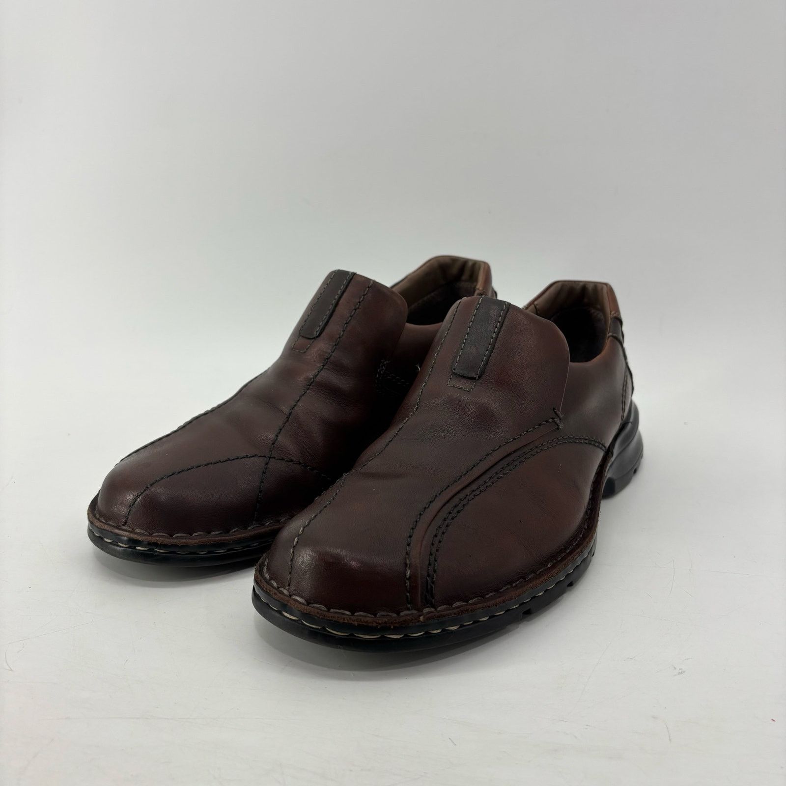 Clarks Clark’s Men’s Loafers Size 9 Leather Slip On Casual Brown Size US 9 / EU 42 - 10 Thumbnail