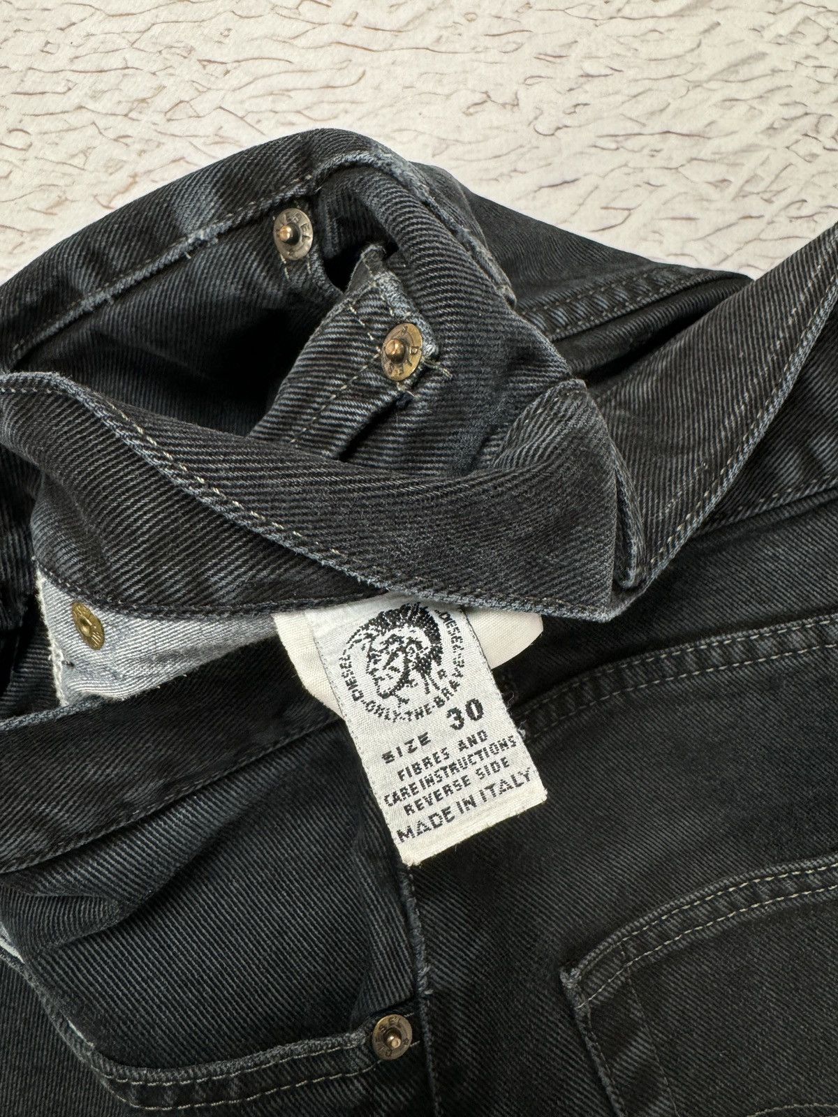Diesel Diesel vintage faded distressed black denim jeans Size US 30 / EU 46 - 11 Thumbnail