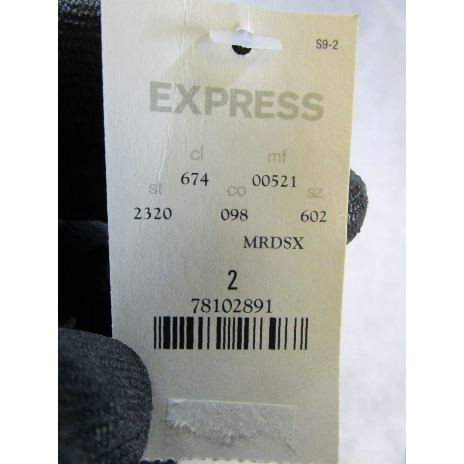 Express Express Design Studio Blazer Womens 2 Black Sports Coat New Size XS / US 0-2 / IT 36-38 - 4 Thumbnail