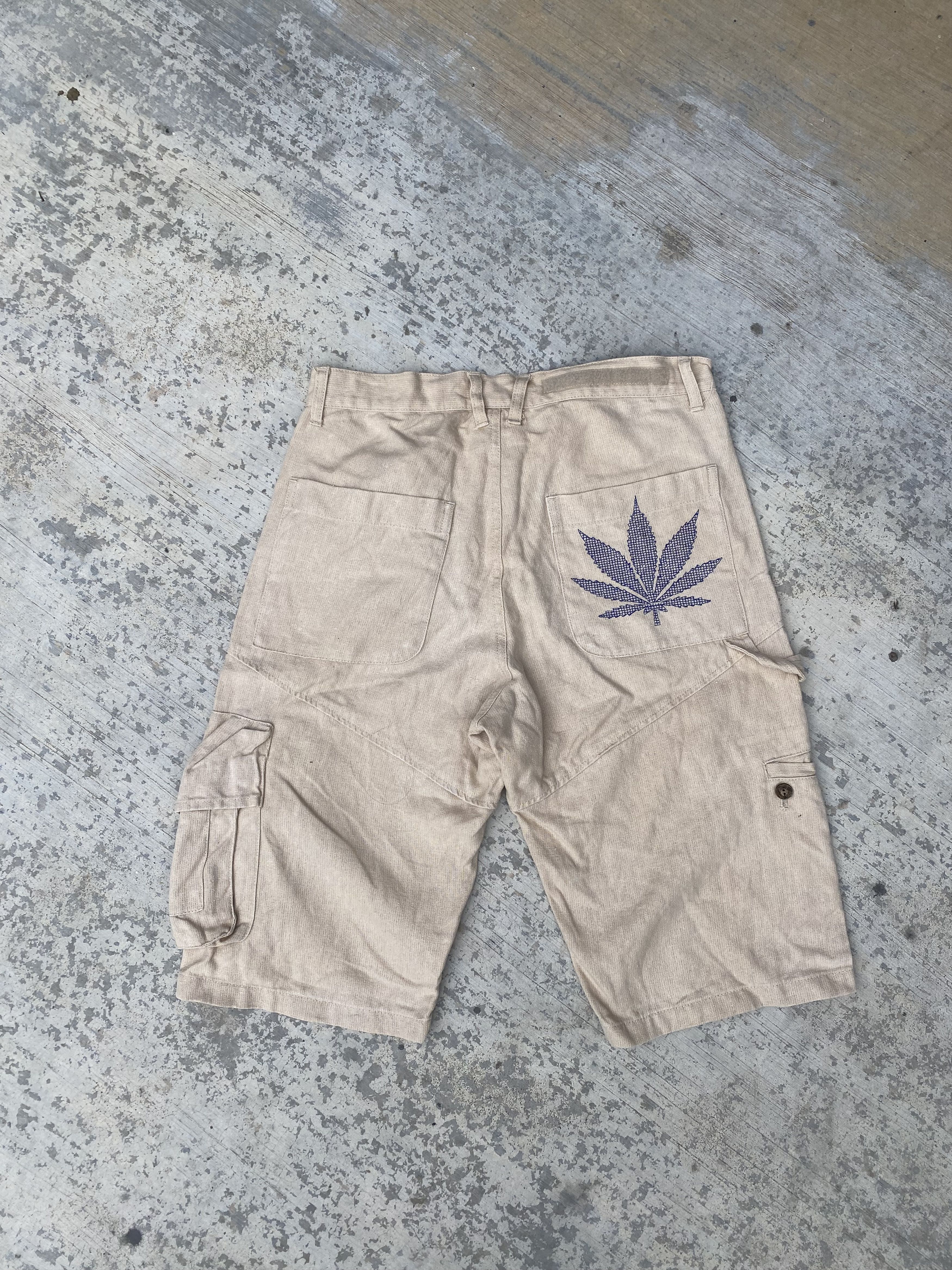 Japanese Brand × PPFM PPFM sashiko cargo shorts Size US 31 - 2 Thumbnail