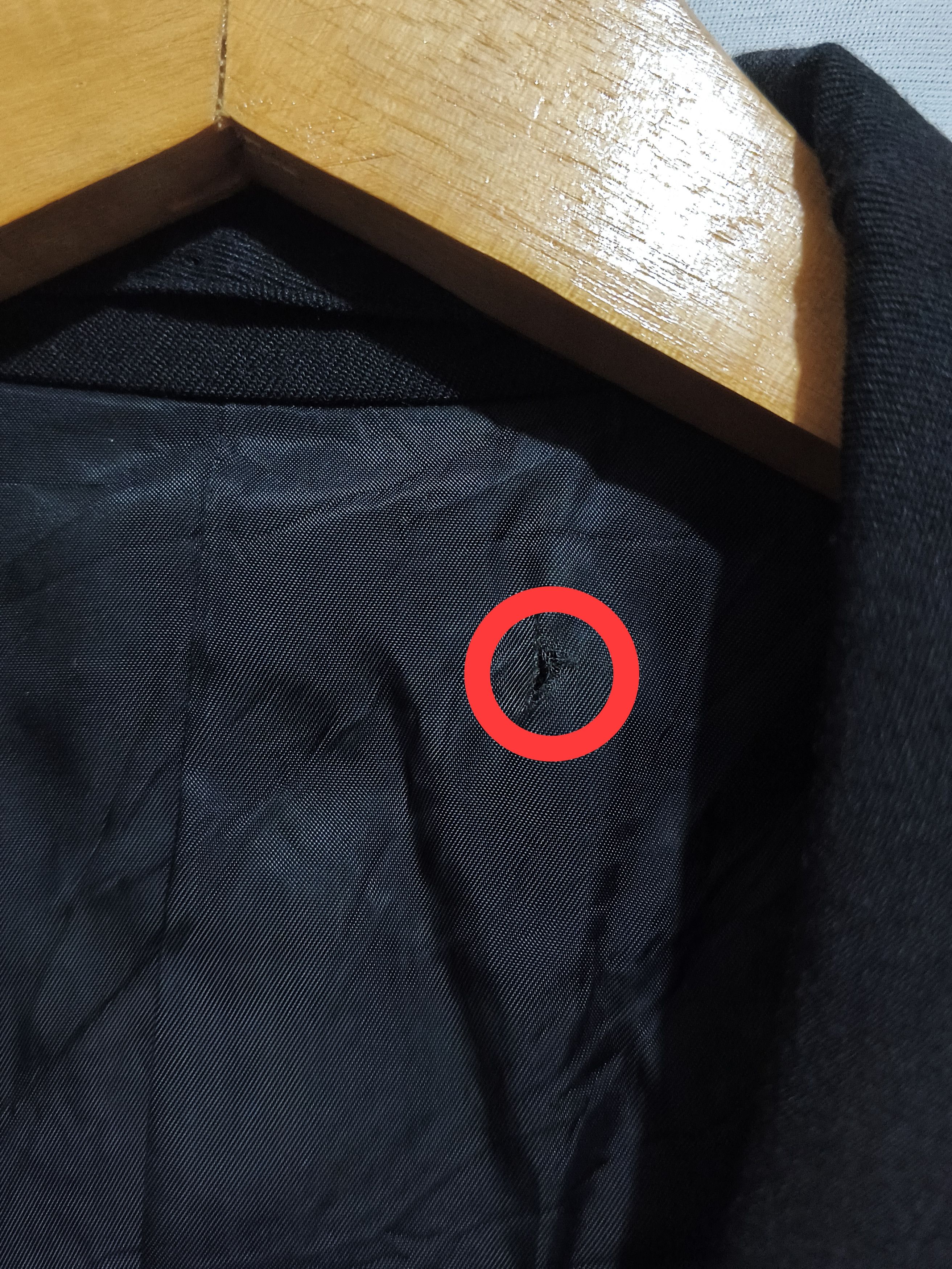 Yohji Yamamoto 🔥Vintage 90s Y's For men Oversized 3 Button Wool Blazer Size 48R - 11 Thumbnail