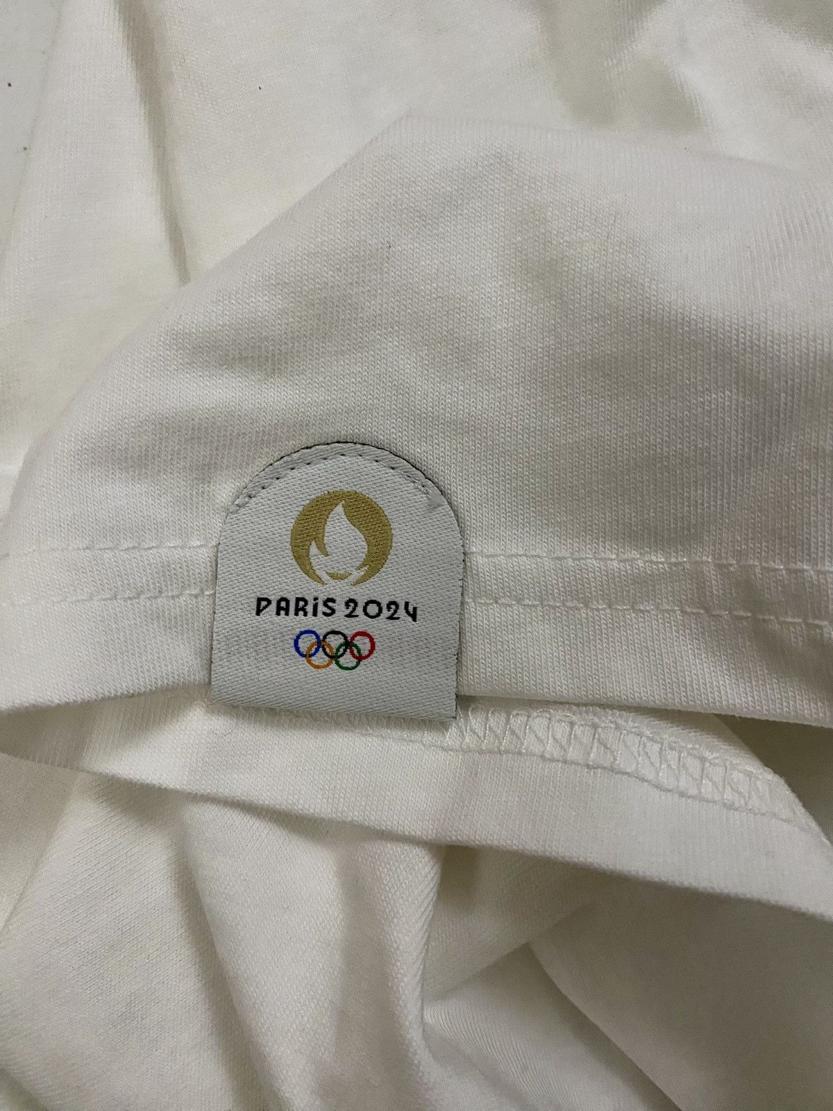 Other Paris Olympics 2024 Eiffel Tower Phryge Mascot Official Tee Size US L / EU 52-54 / 3 - 6 Thumbnail