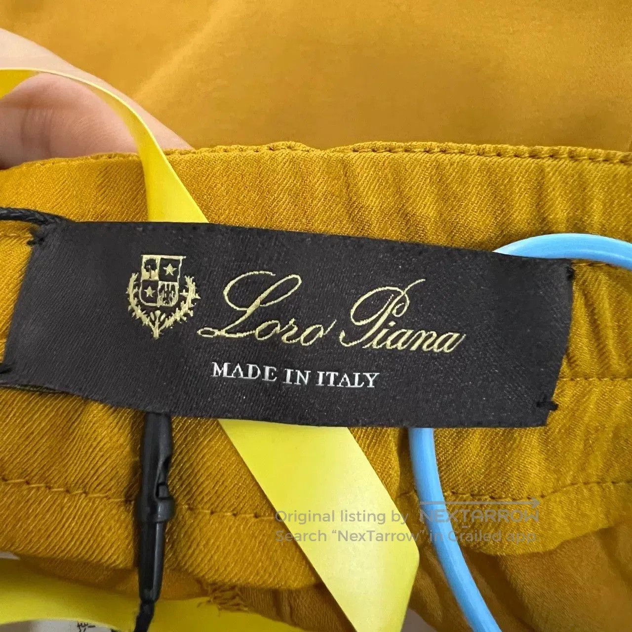 Loro Piana Loro Piana Drawstring Elastic Waist Pants. Size US 26 / EU 42 - 3 Thumbnail