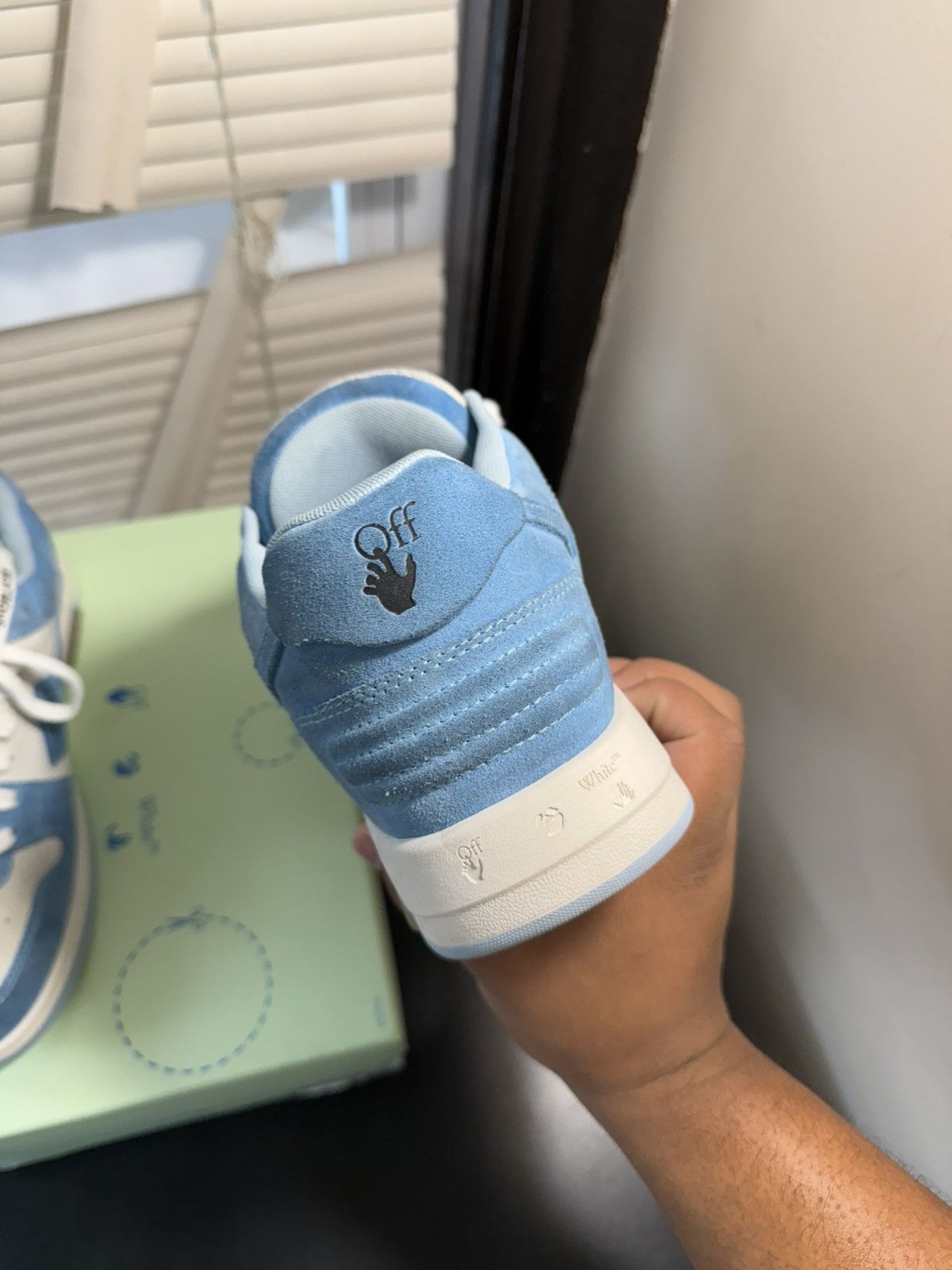 Off-White Out of Office Light Blue Size 40/ 7 US