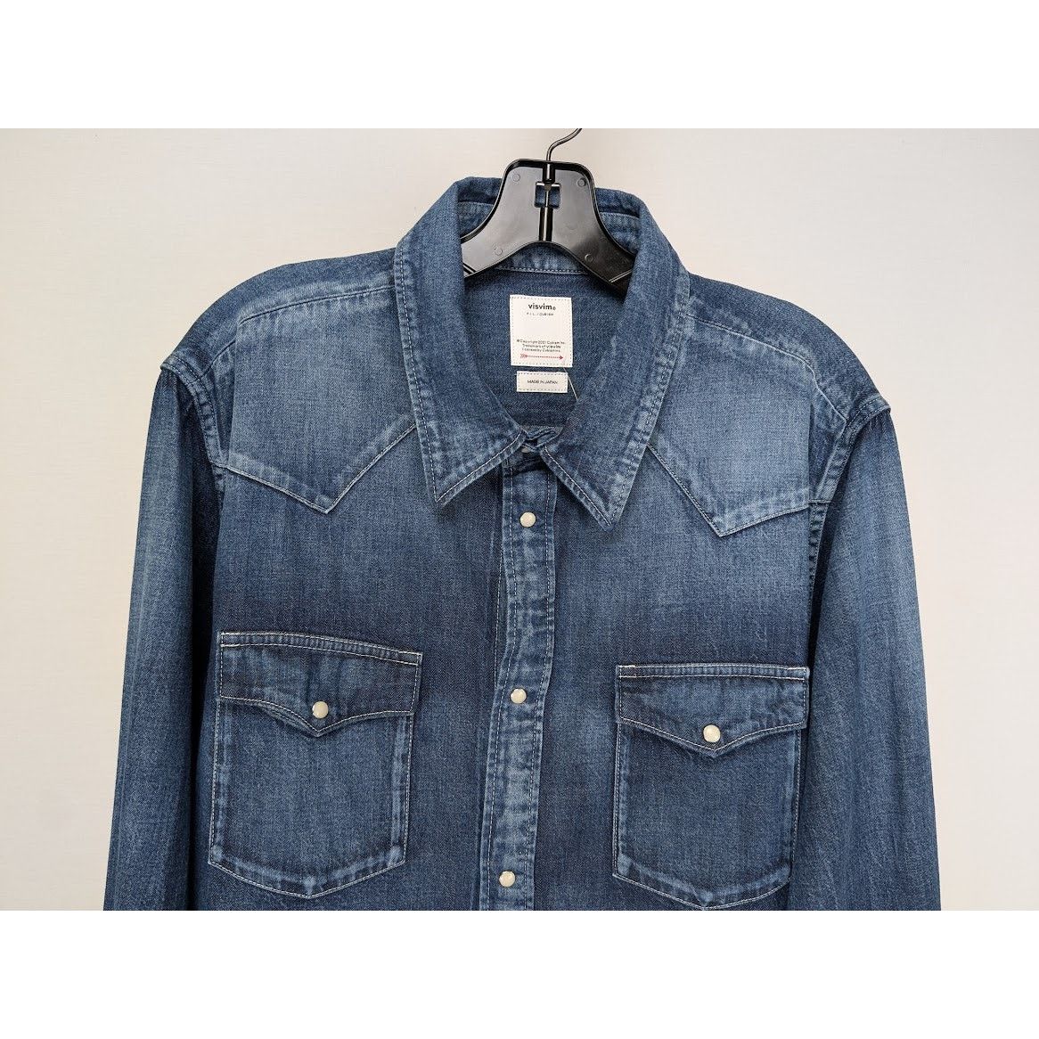 Visvim o1rshd1 Social Sculpture Shirt in Indigo Size US M / EU 48-50 / 2 - 8 Thumbnail