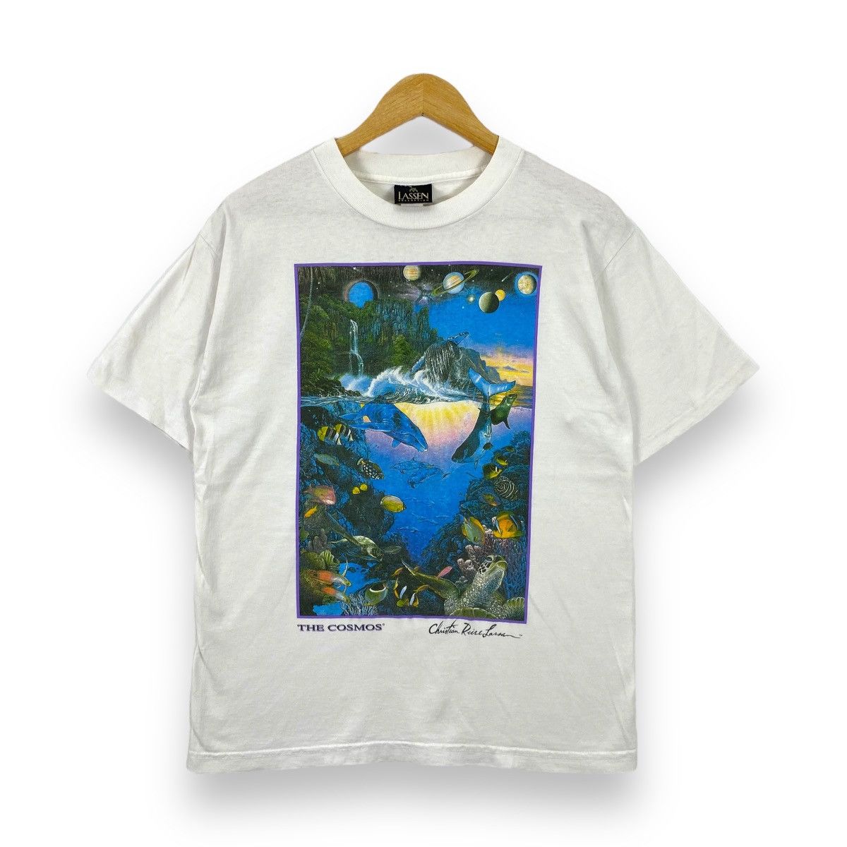 Vintage Vintage The Lassen Collection THE COSMOS Christian Riese Tee Size US M / EU 48-50 / 2 - 1 Thumbnail