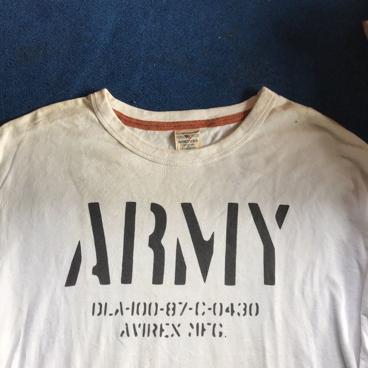 Avirex avirex Mfg army military Long Sleeves Tee tshirt sweater Size US XL / EU 56 / 4 - 4 Thumbnail