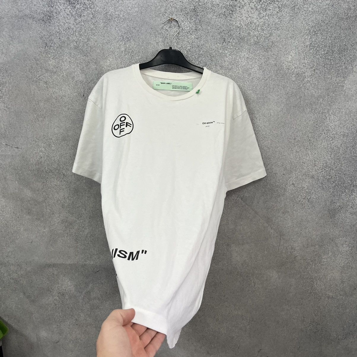 Off-White Off White T-shirt Big Logo White Size US S / EU 44-46 / 1 - 7 Thumbnail