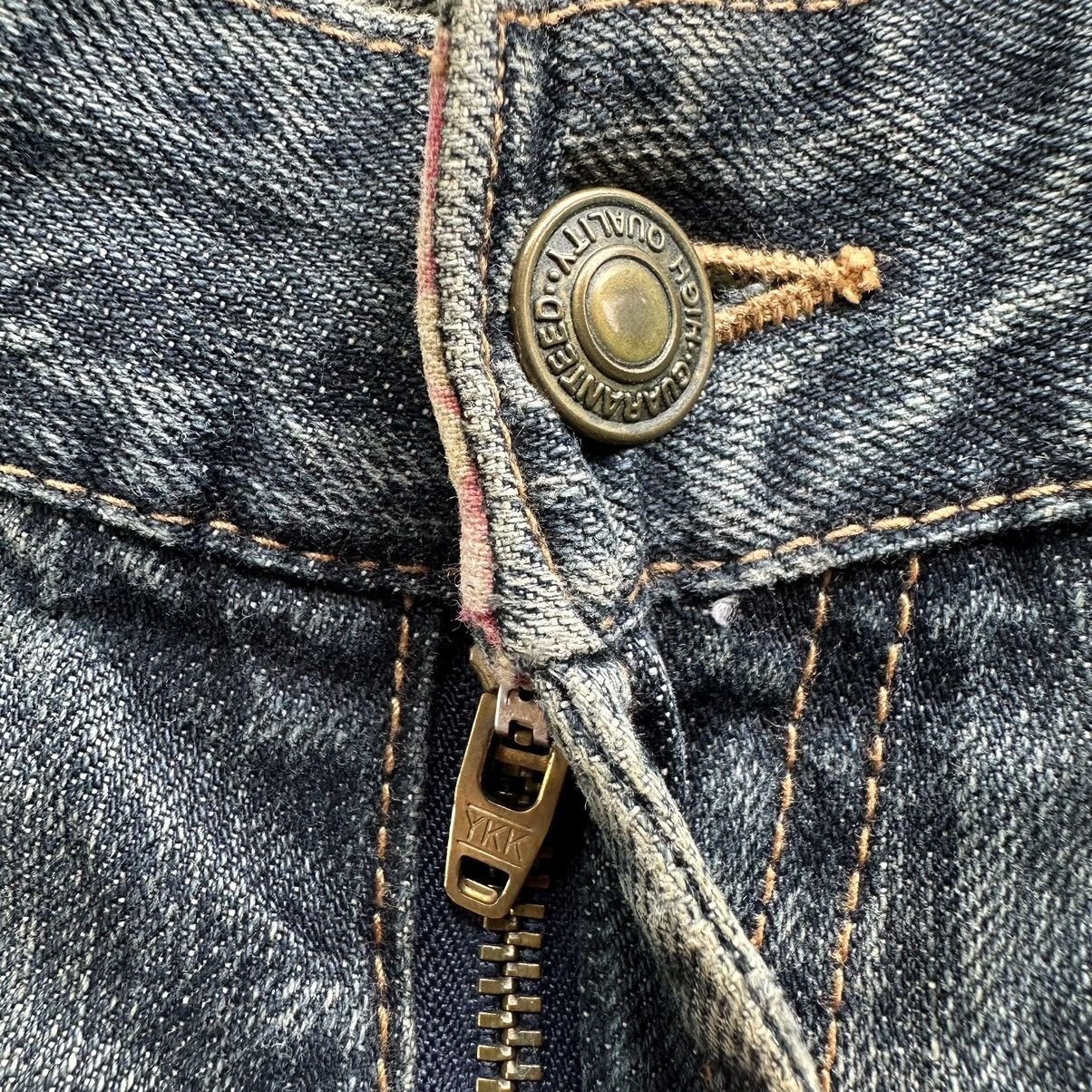 Japanese Brand Vintage Japanese Distressed Faded Rusty Denim Jean Pant W31 Size US 31 - 6 Thumbnail
