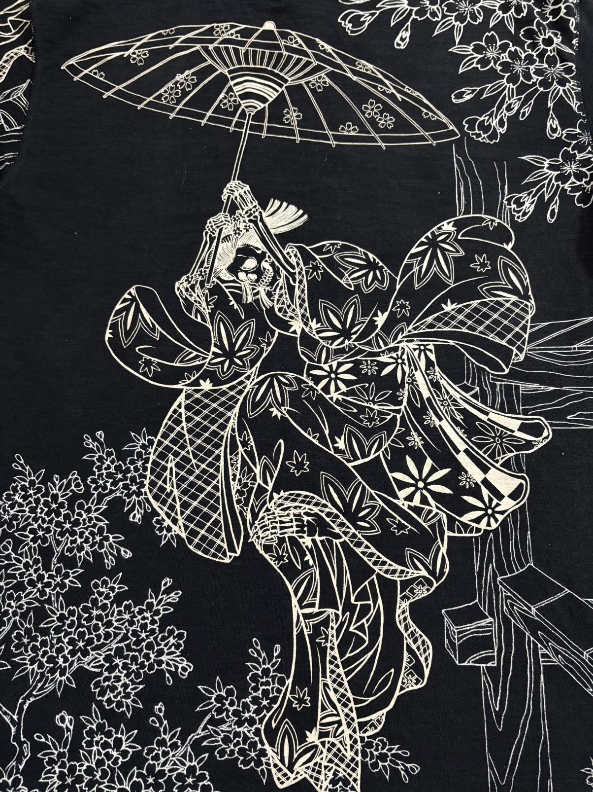 Japanese Brand Vintage Japanese Brand Sukajan Full Print Tee Size US L / EU 52-54 / 3 - 3 Thumbnail