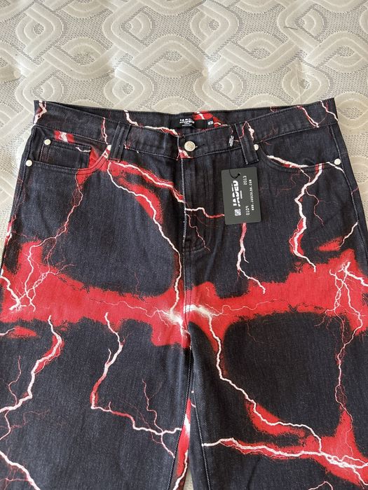 Red lightning hot sale pants