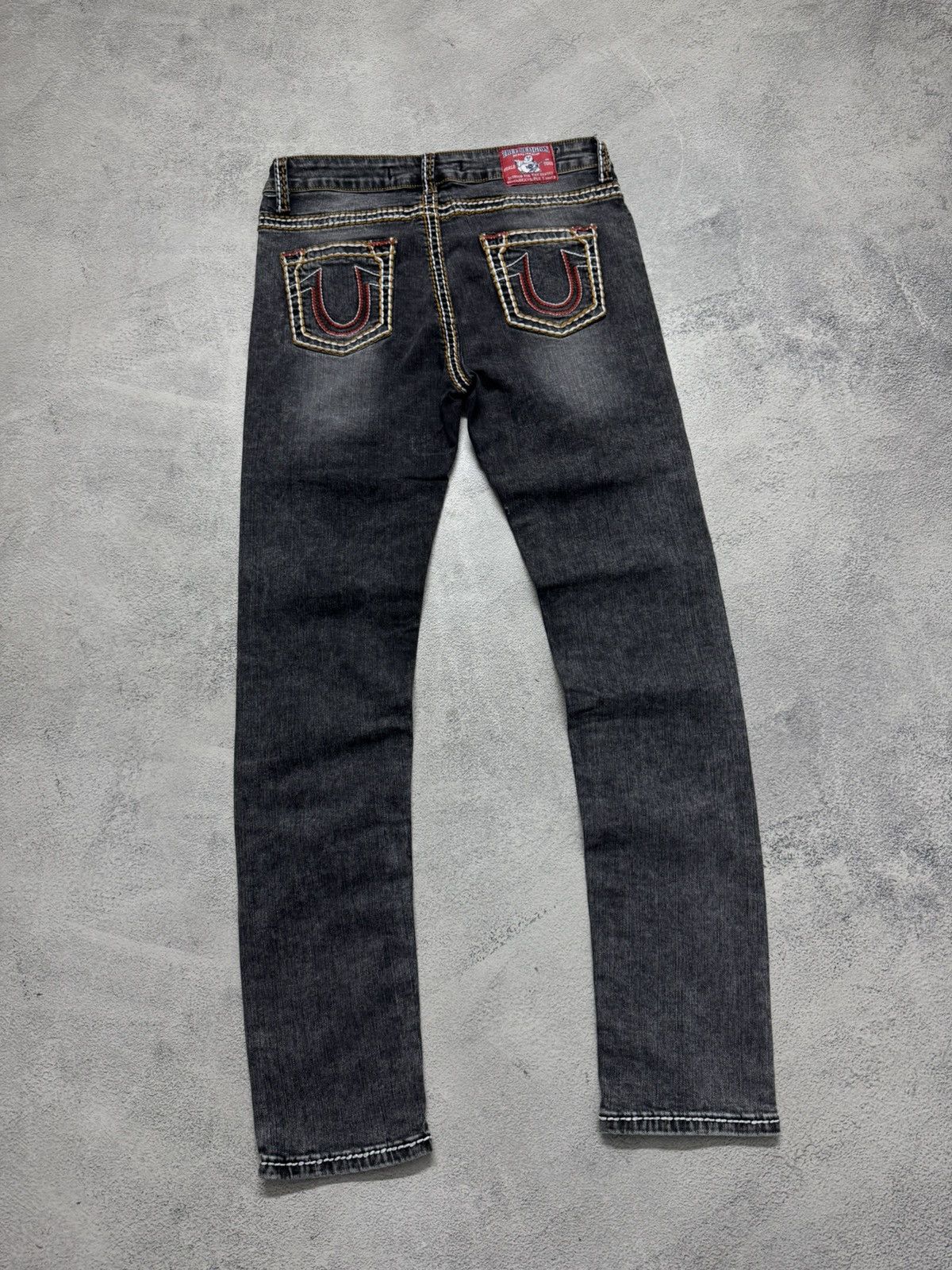True Religion Vintage Y2k True Religion USA Denim Jeans 90’s Size 33" - 6 Thumbnail