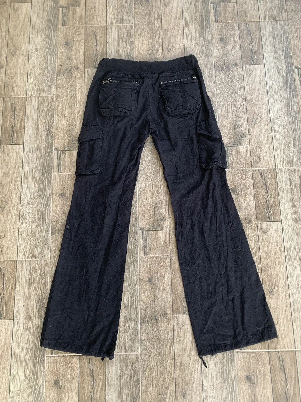 GOA GOA Military Cargo Pants Black Size US 29 - 2 Thumbnail