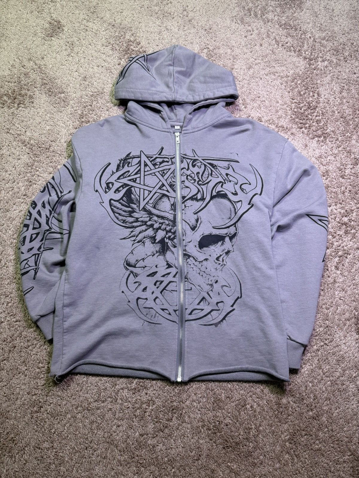 Eternal Eternal Artwear black skull zip up hoodie Size US L / EU 52-54 / 3 - 1 Thumbnail
