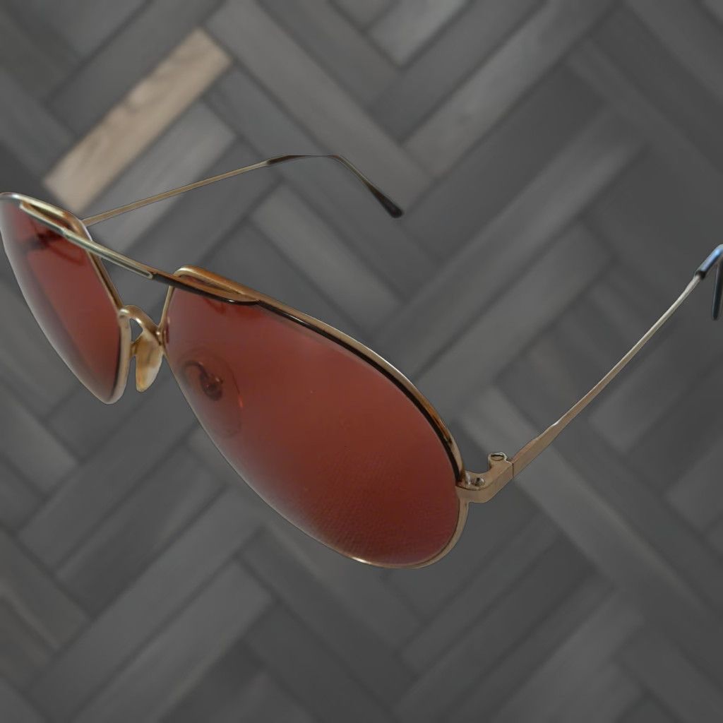 Vintage VINTAGE Jack Nicklaus Aviator Sunglasses Men Adult 79 Gold Black Italy Golf The Masters Size ONE SIZE - 1 Thumbnail