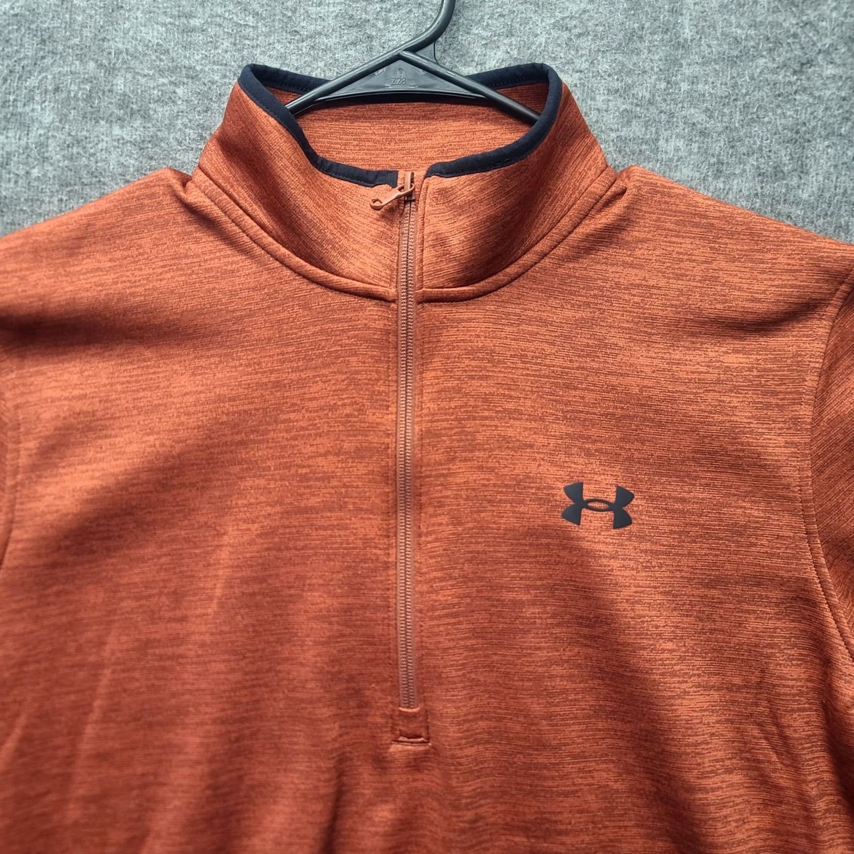 Under Armour Under Armour Fleece Sweatshirt Mens M Red 1/4 Zip Pullover Mock Neck Zip Look Classic Outdoor Sports Size US M / EU 48-50 / 2 - 7 Thumbnail