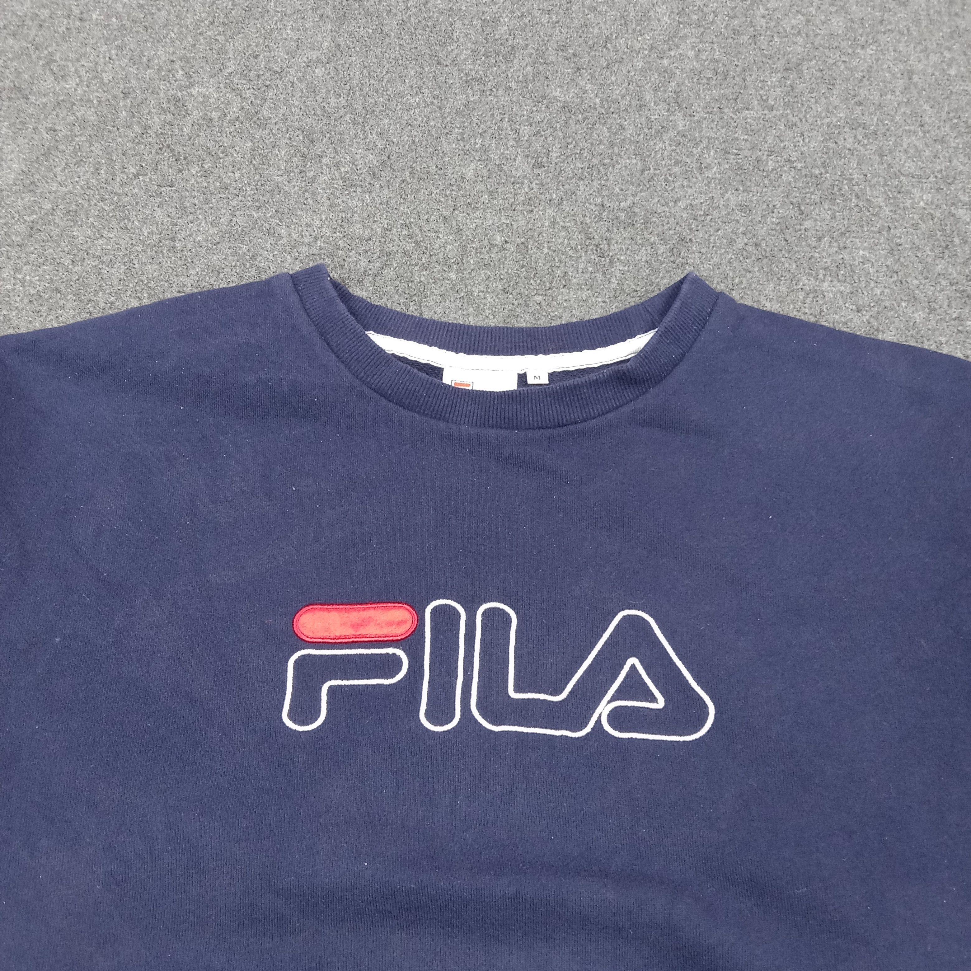 Fila FILA Sports Crop Top Sweatshirt C282N3 Size M / US 6-8 / IT 42-44 - 2 Thumbnail