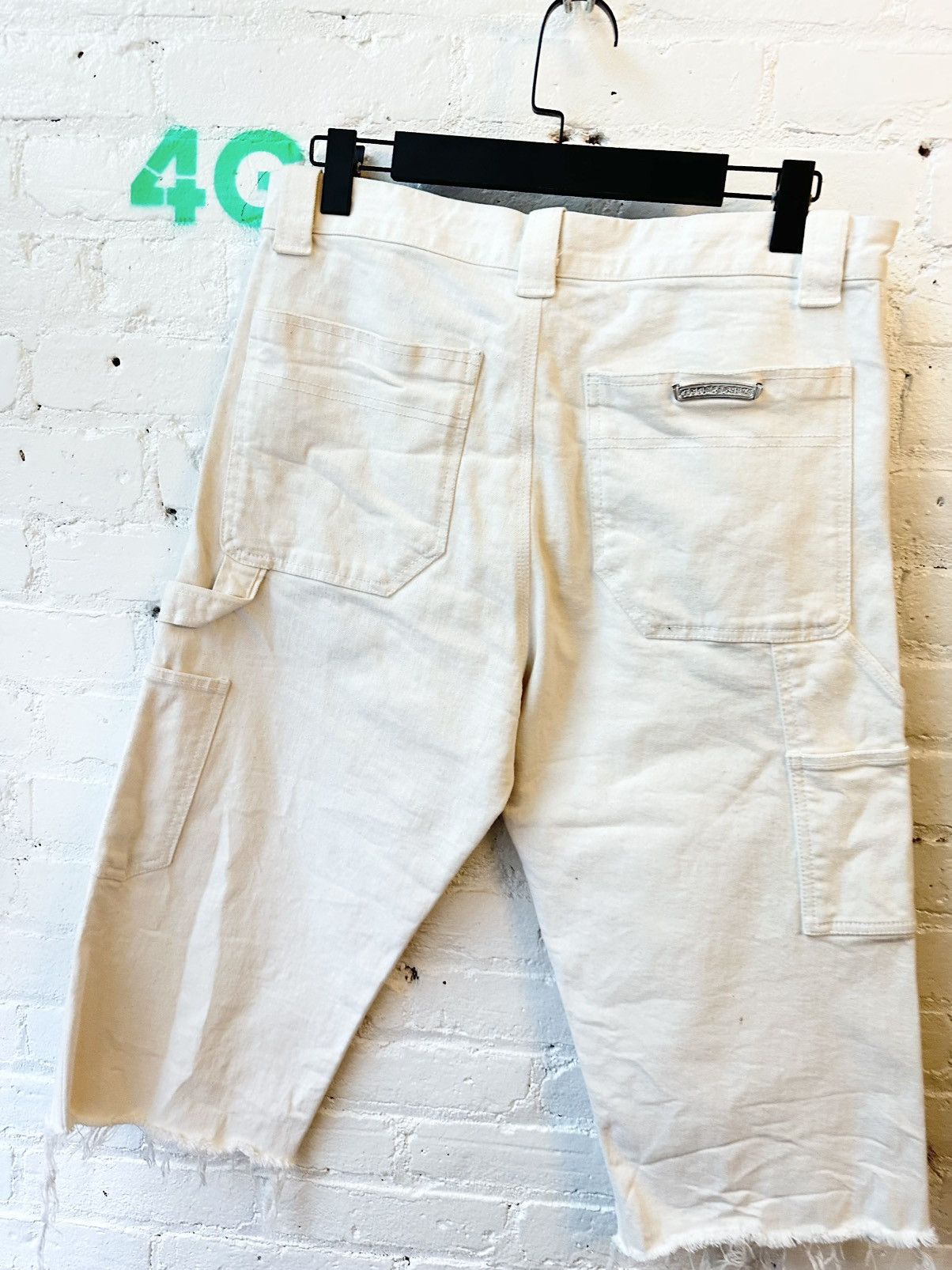 Chrome Hearts Chrome Hearts LONG carpenter 3/4 double knee denim shorts Size US 31 - 8 Thumbnail